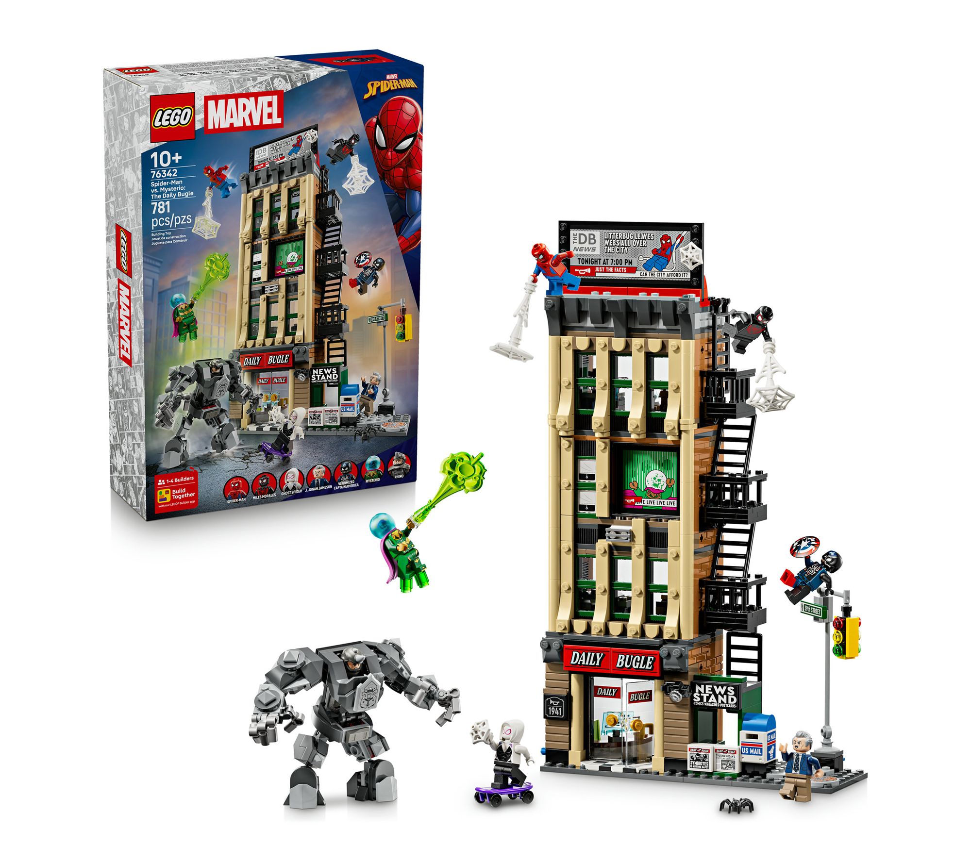 LEGO  Marvel Spider-Man vs. Mysterio: The DailyBugle 76342