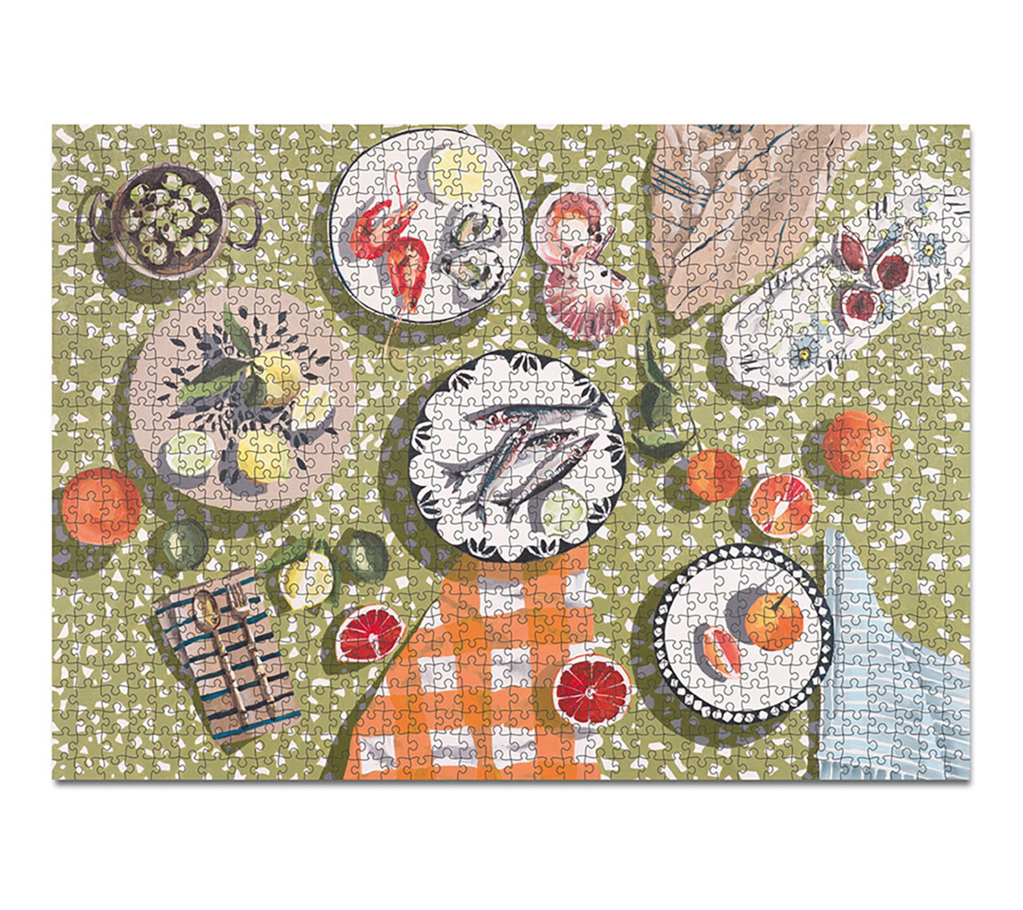 Journey of Something Table by the Sea 1000 Piec Puzzle