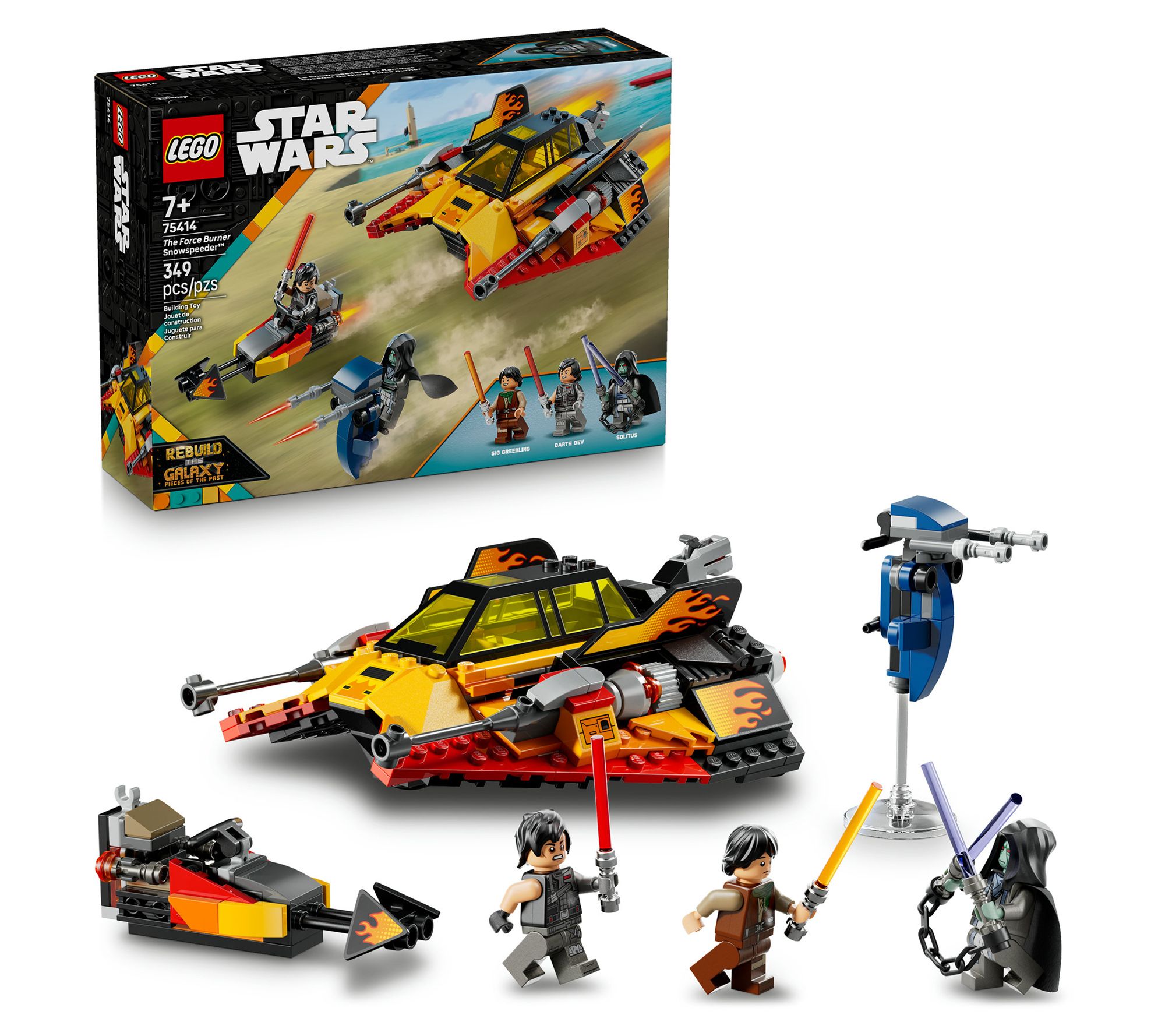 LEGO Star Wars The Force Burner Snowspeeder Building Toy 75414