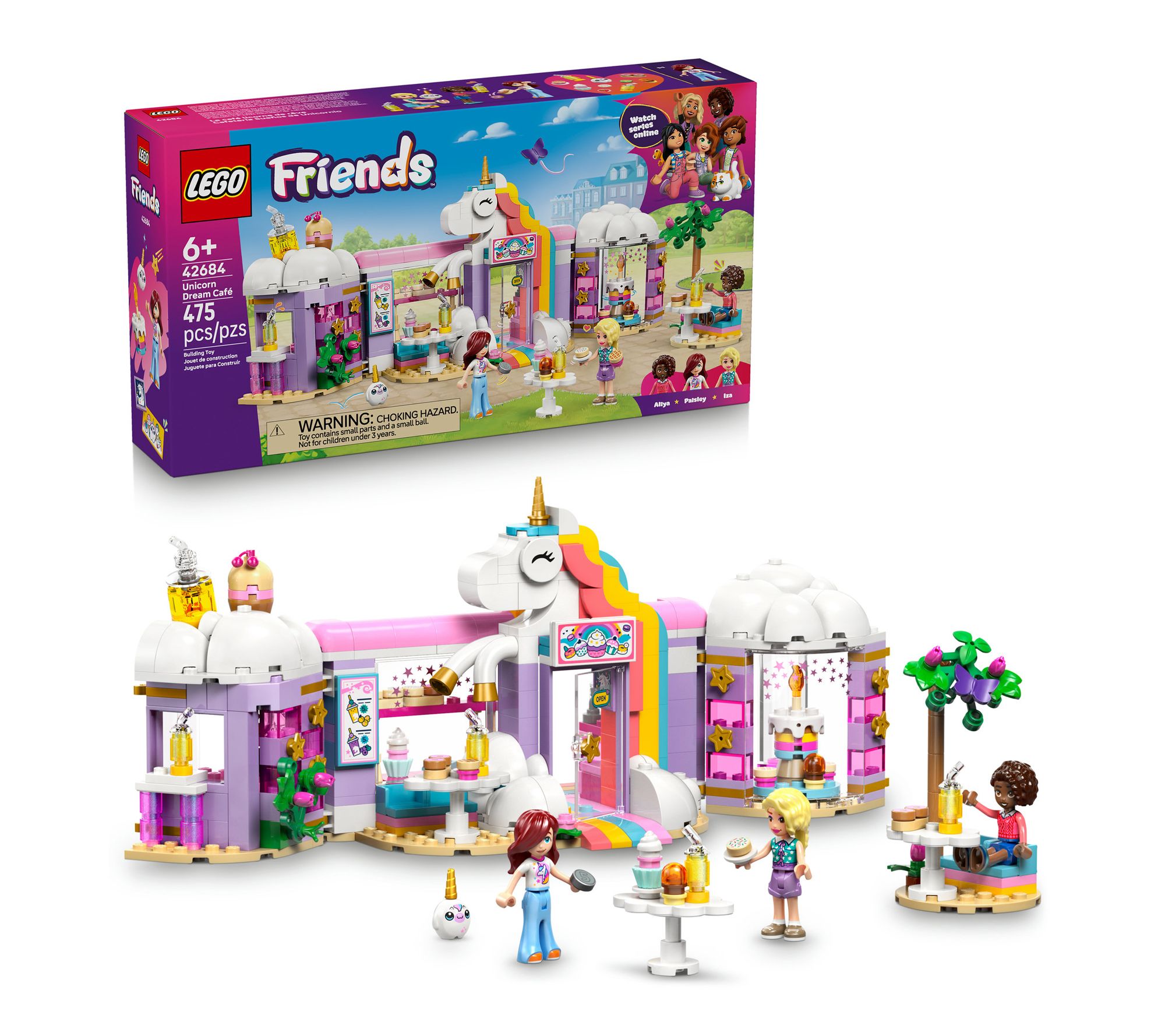 LEGO Friends Unicorn Dream Cafe Pretend Play Toy Set 42684