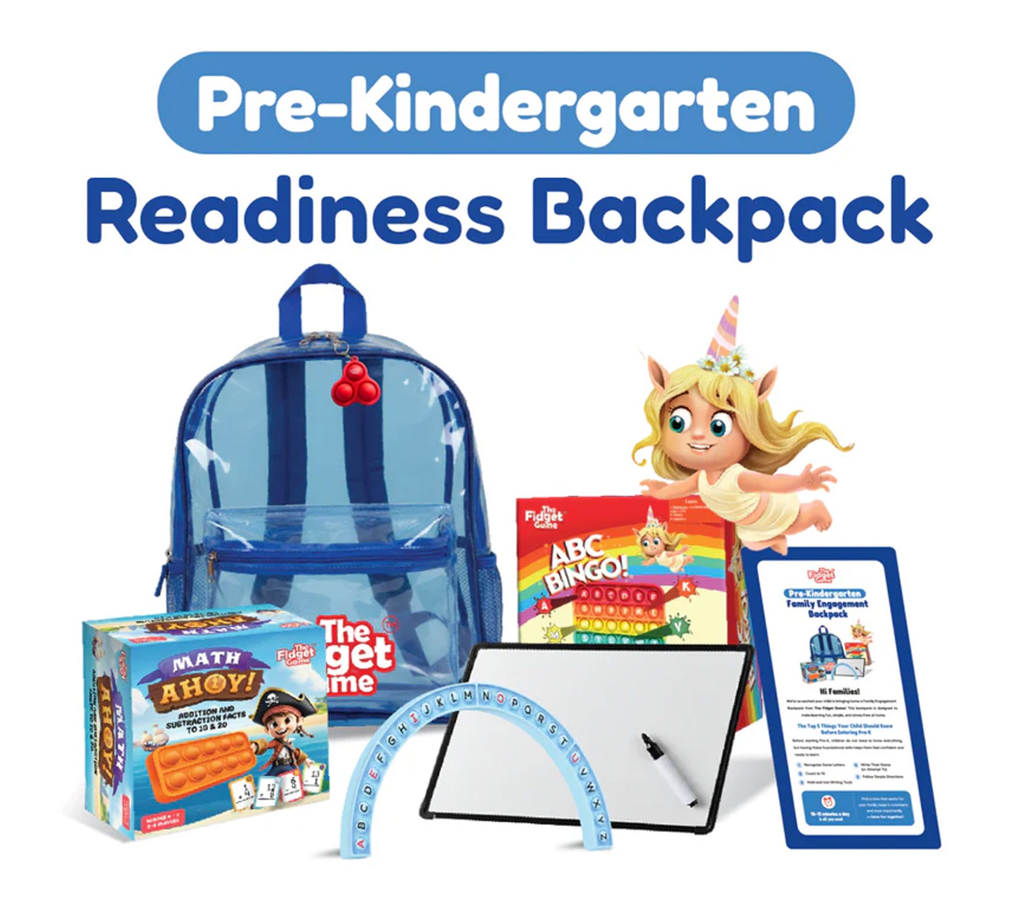 The Fidget Game Pre-K Backpack