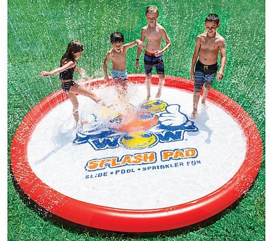 WOW Sports 10' Splash Pad with Sprinkler and Wading Pool