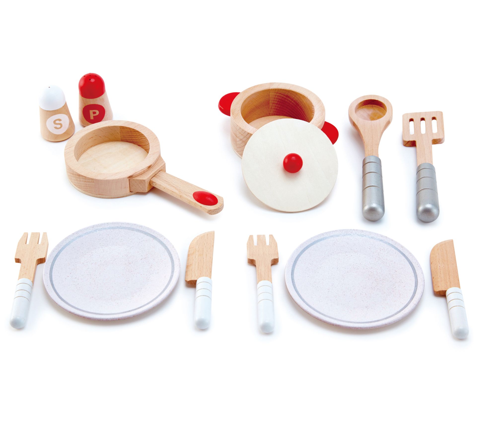 Hape Cook & Serve Kitchen Accessory Playset - 13pc