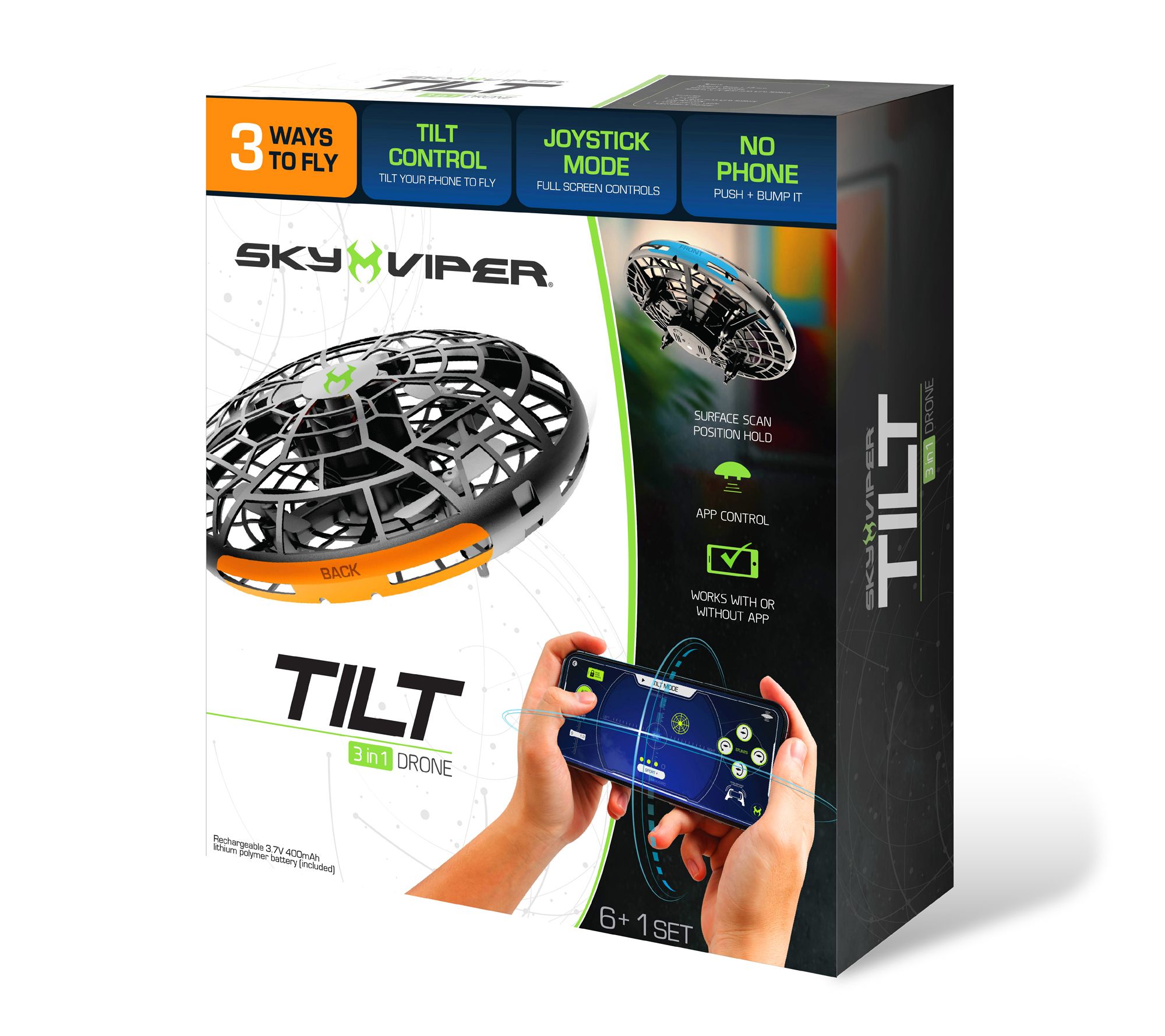 Sky Viper Tilt 3-in-1 Motion Control Flying Drone - QVC.com