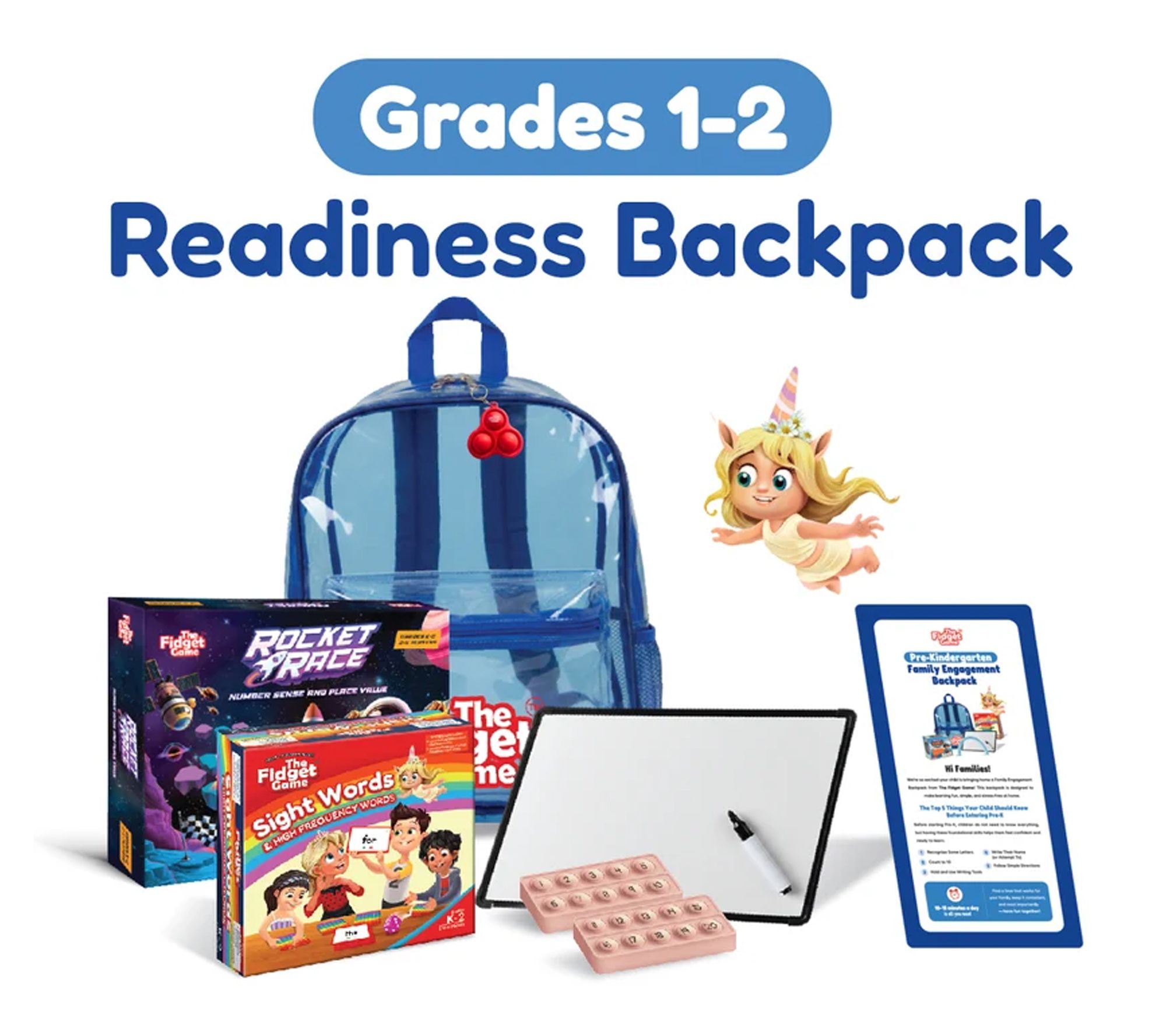The Fidget Game Grades 1-2 Backpack