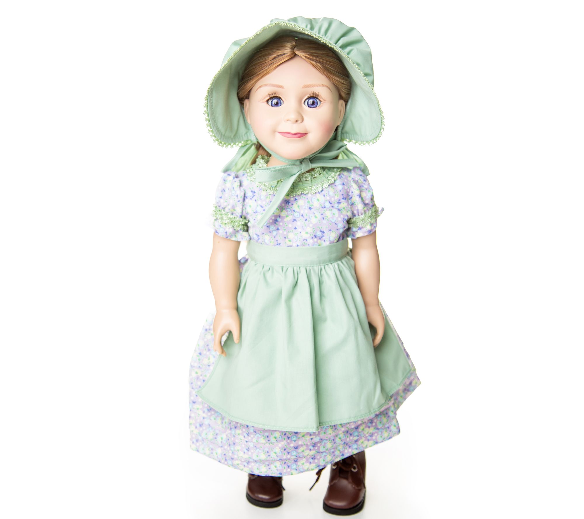18 Doll Accessories, Little House Prairie Dress & Fishing Set 