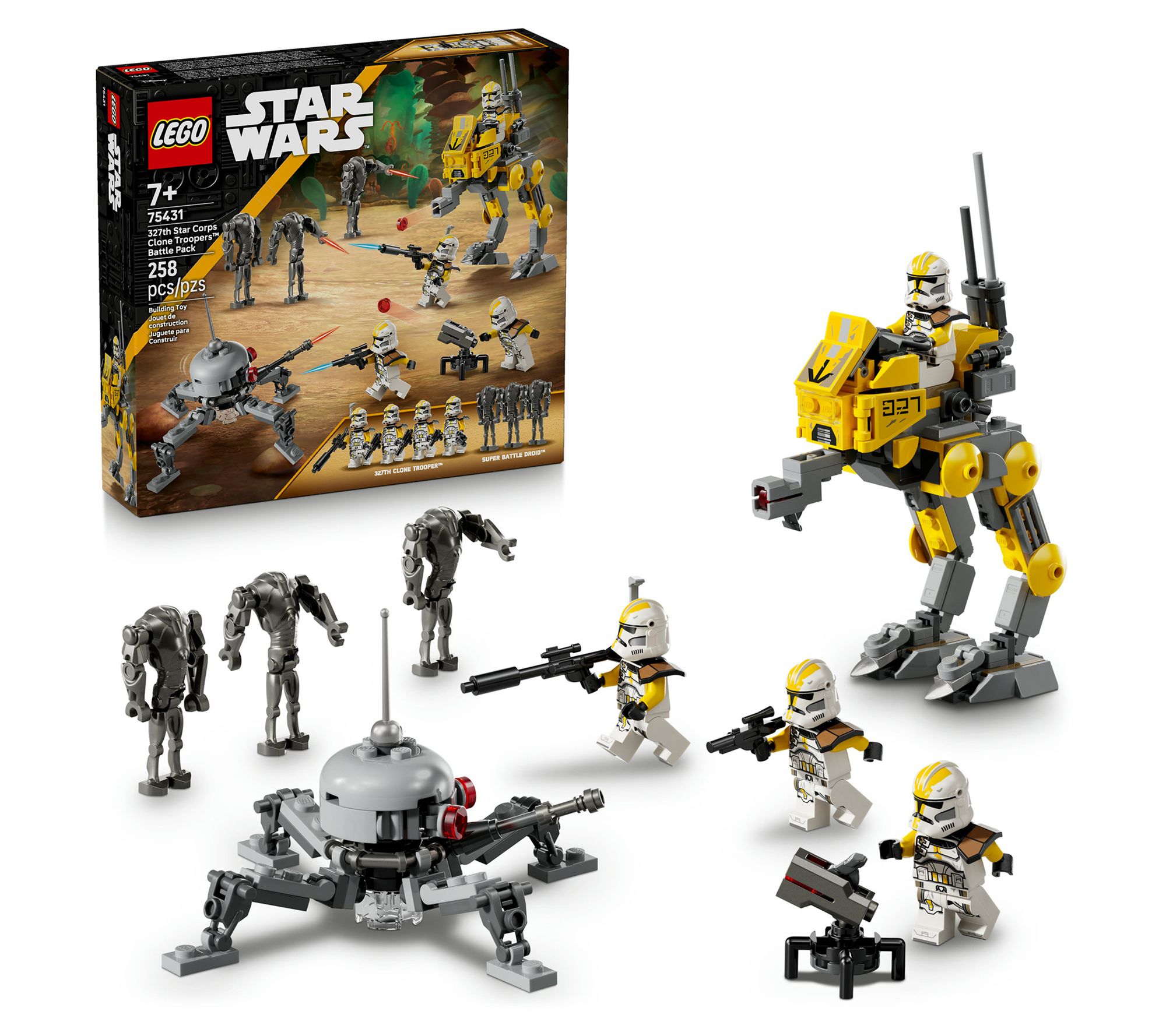 LEGO Star Wars 327th Star Corps Clone TroopersBattle Pack Gif
