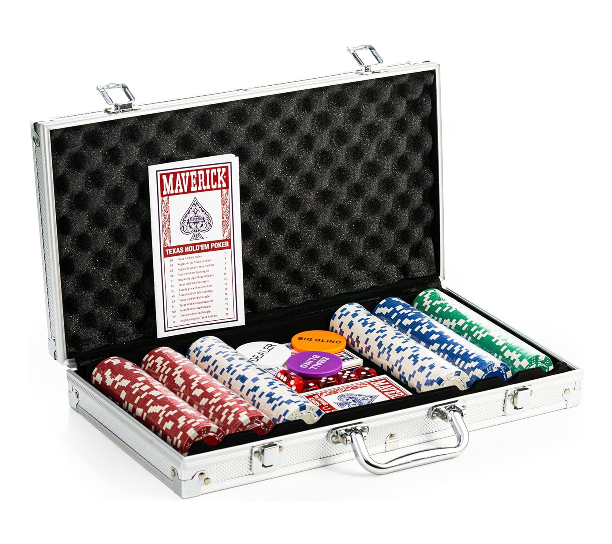 Bicycle Maverick 300-piece Poker Chip Set