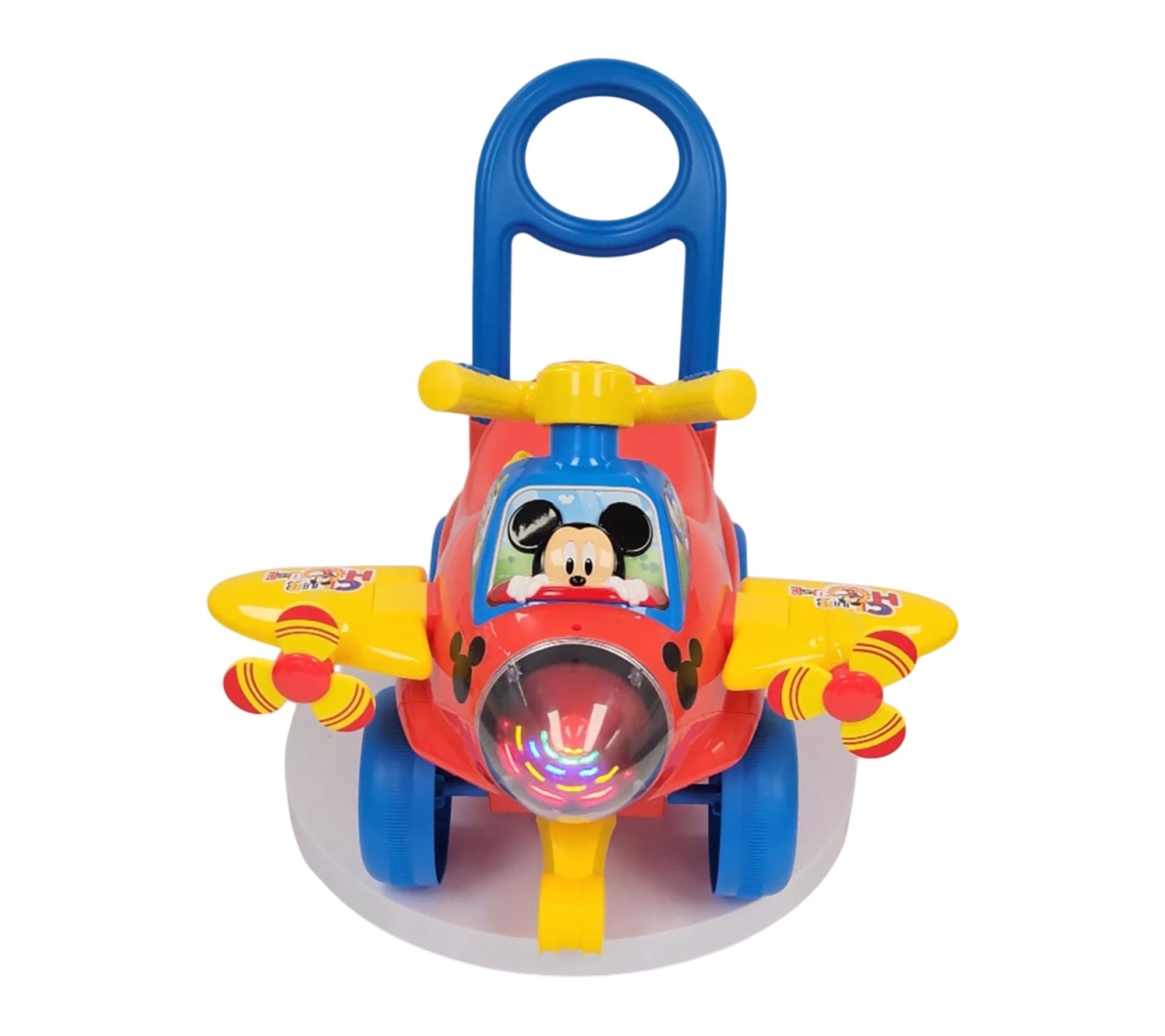 Kiddieland Disney Activity Plane Ride On Foot To Floor Vehicle