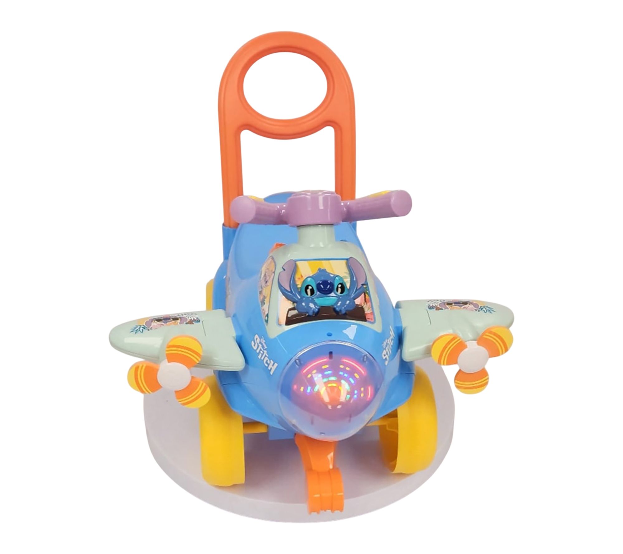 Kiddieland Disney Activity Plane Ride On Foot To Floor Vehicle