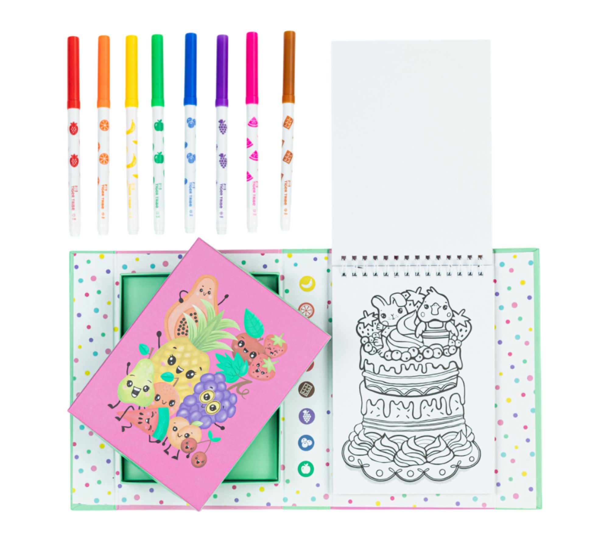 Tiger Tribe Scented Coloring Set