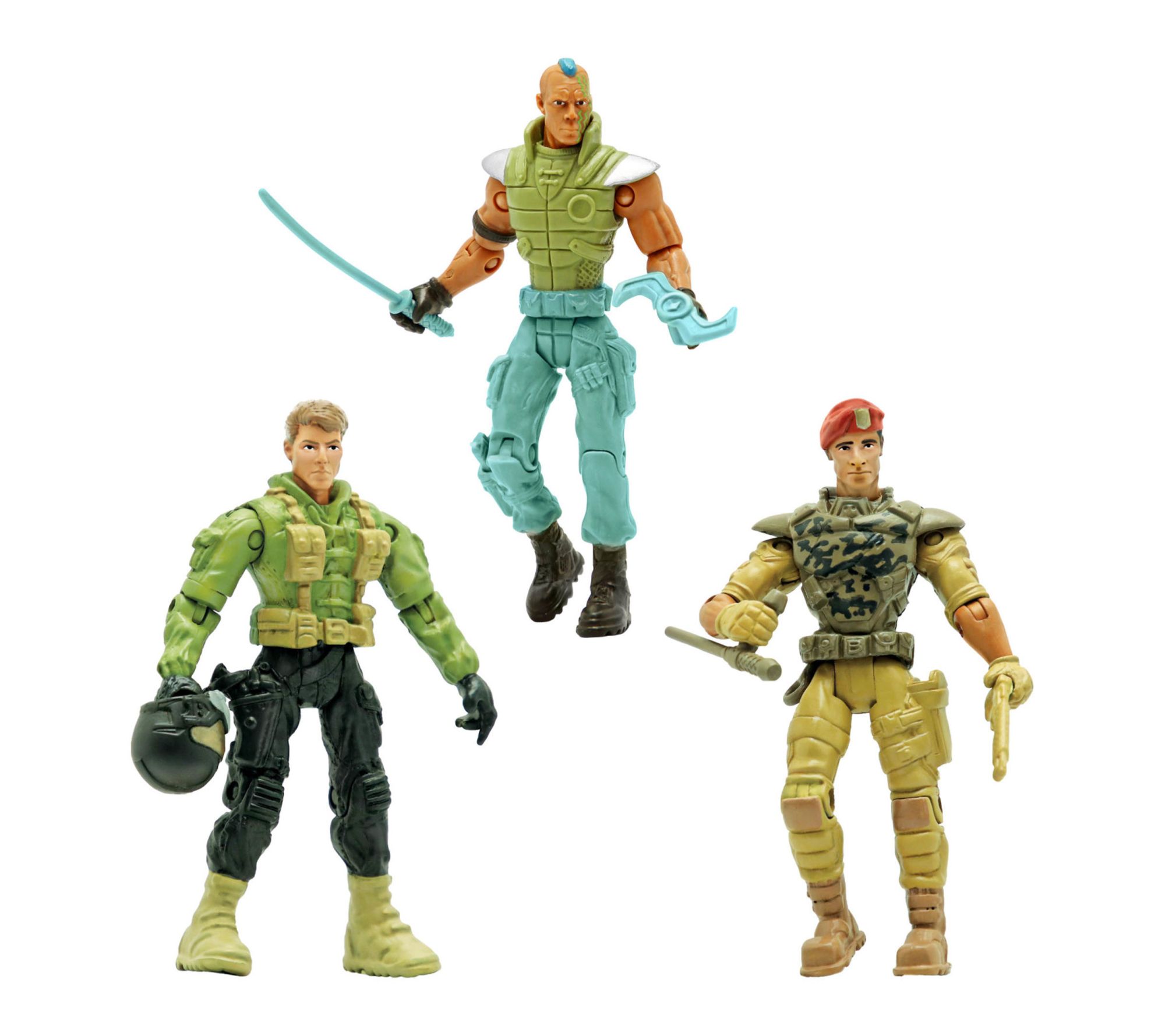 Lanard The Corps  Soldier Of Honor 3 Pack Actio Figures