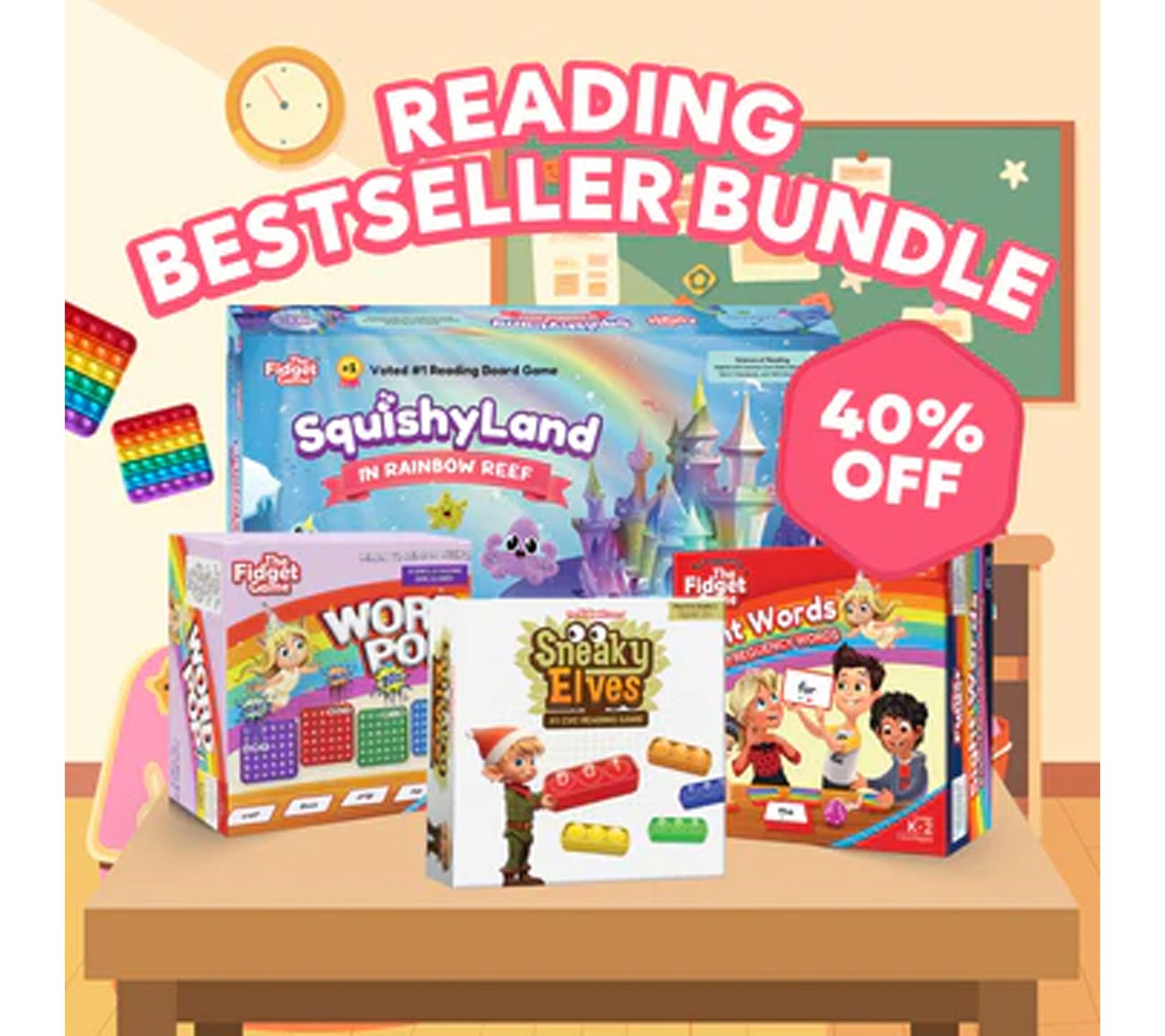 The Fidget Game Reading Best Seller Bundle