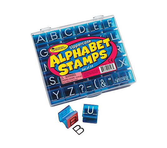 Uppercase Alphabet & Punctuation Stamps  by Learning Resource