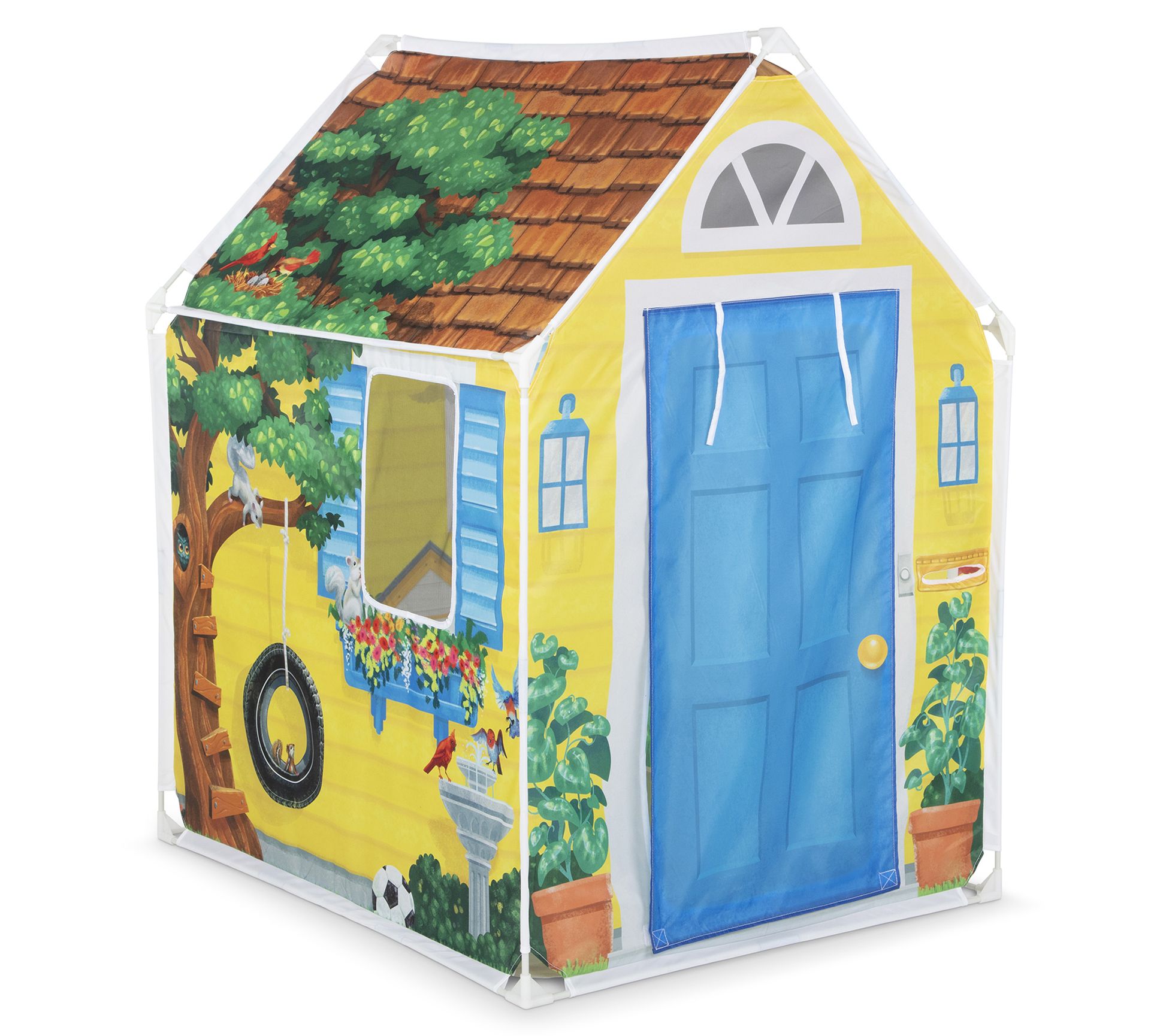 Melissa & Doug Cozy Cottage Fabric Play Tent