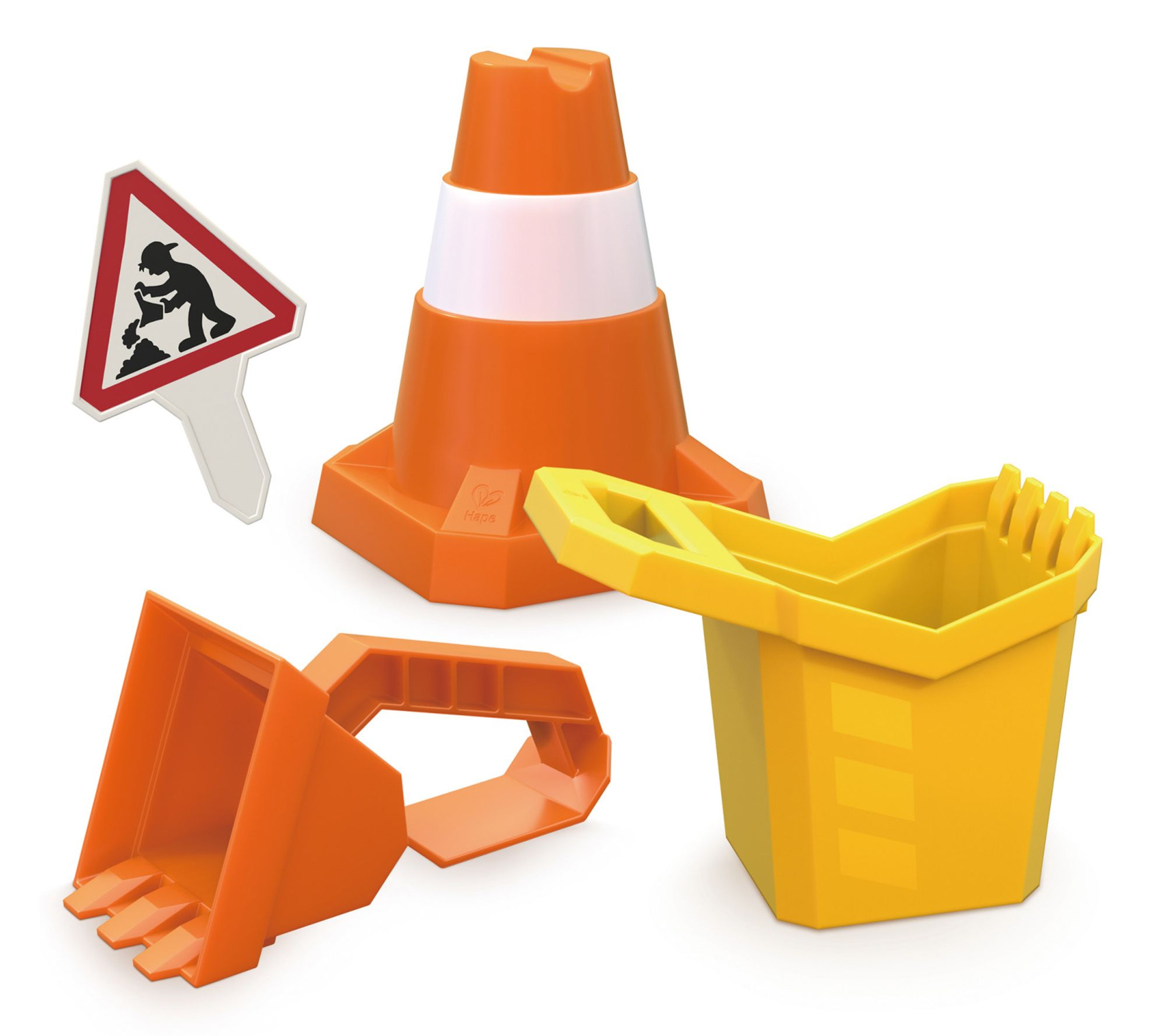 Hape Sand Construction - 4pc Beach Toy Set