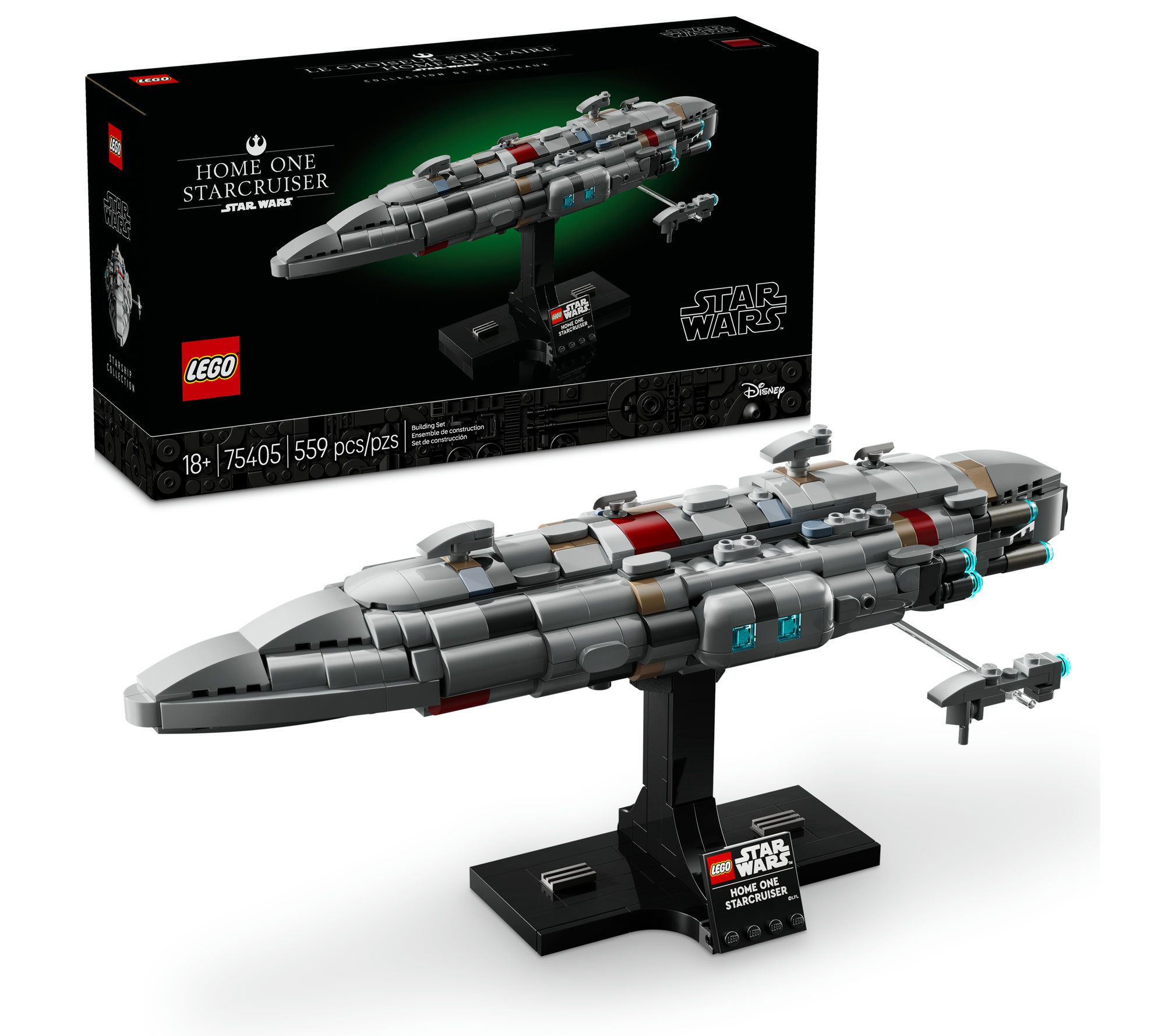 LEGO Star Wars Home One Starcruiser, BuildableStarship 75405
