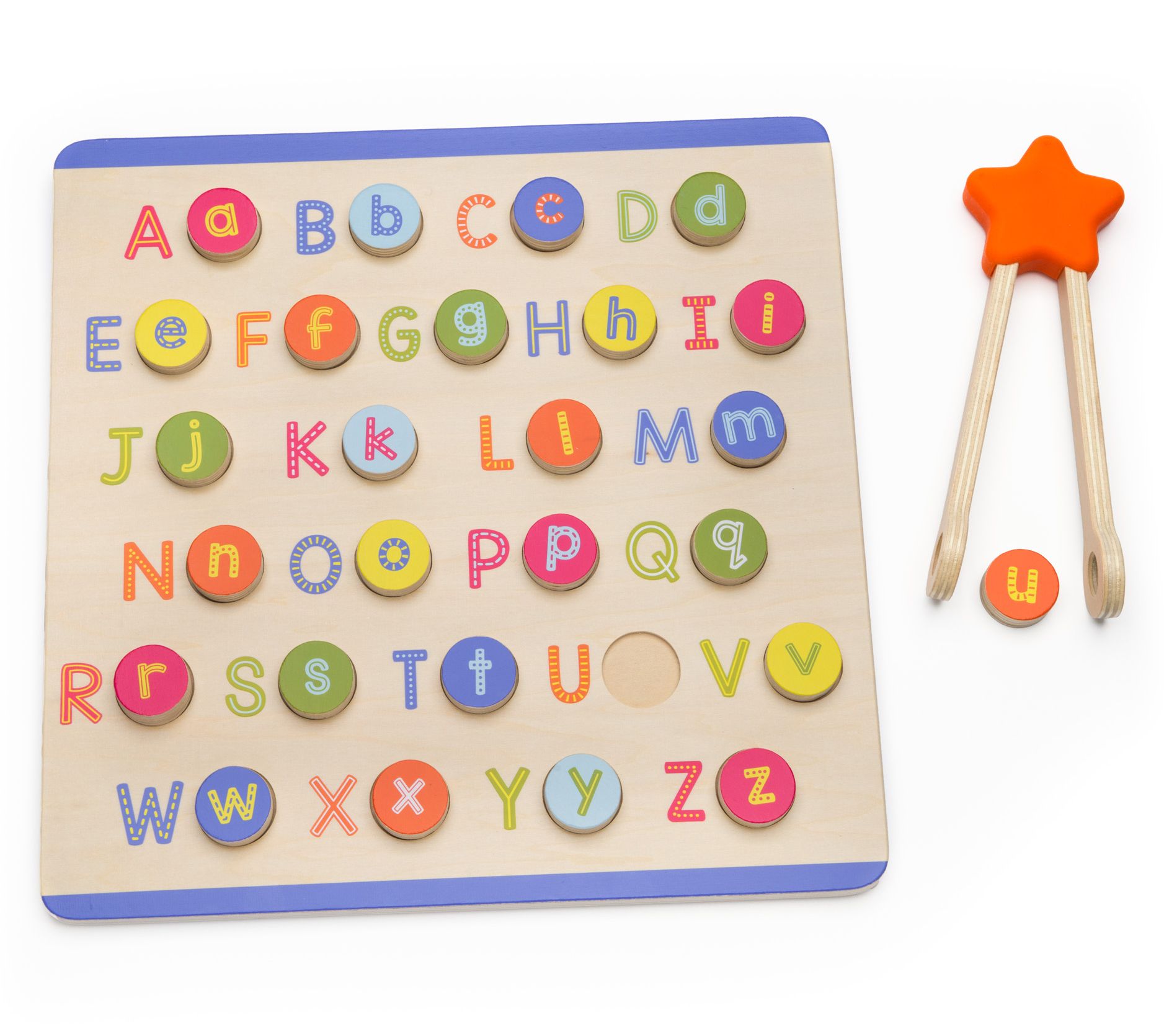 ABCs & Letter Sounds Wooden Puzzle by Educational Insights