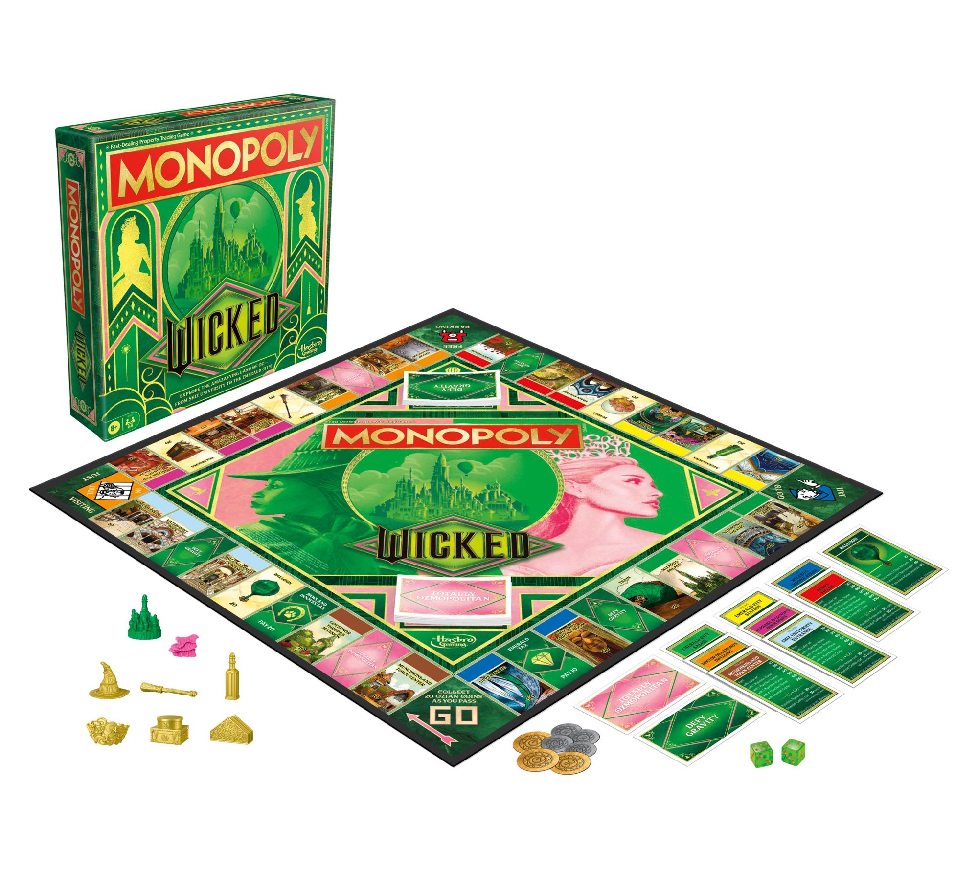 Hasbro Monopoly Wicked Edition Board Game, Family Games