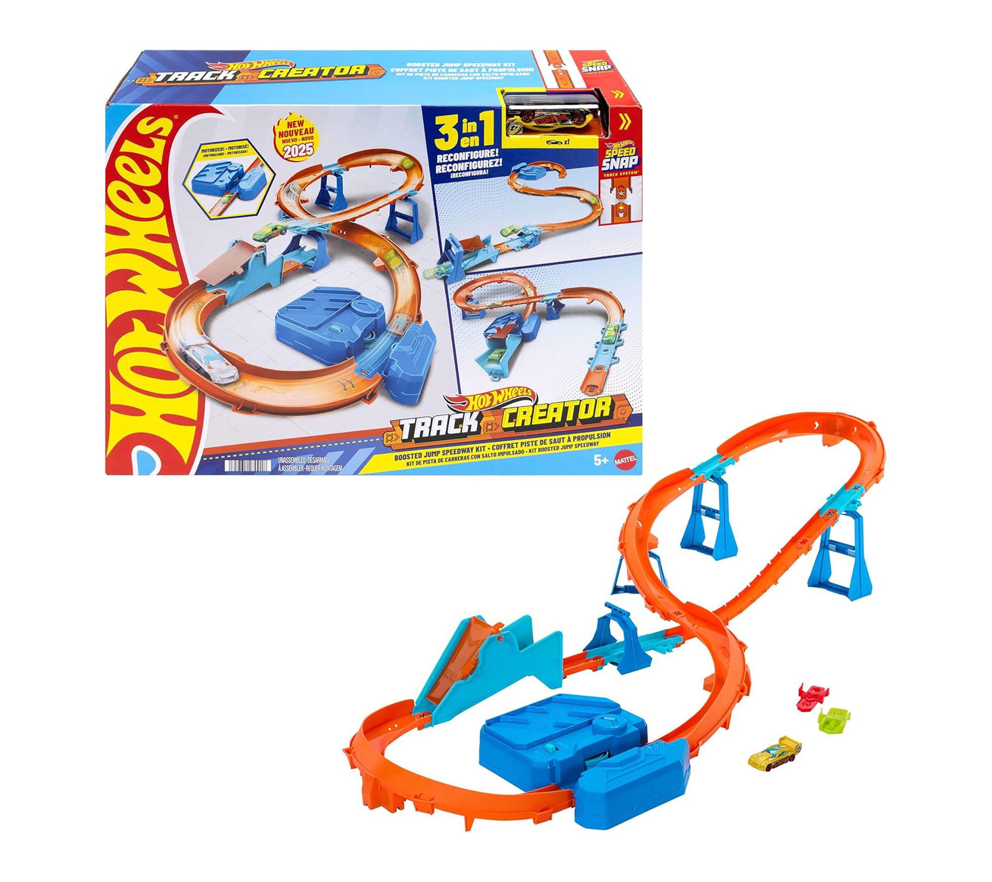 Mattel Hot Wheels Track Creator Boosted Jump Speedway Kit