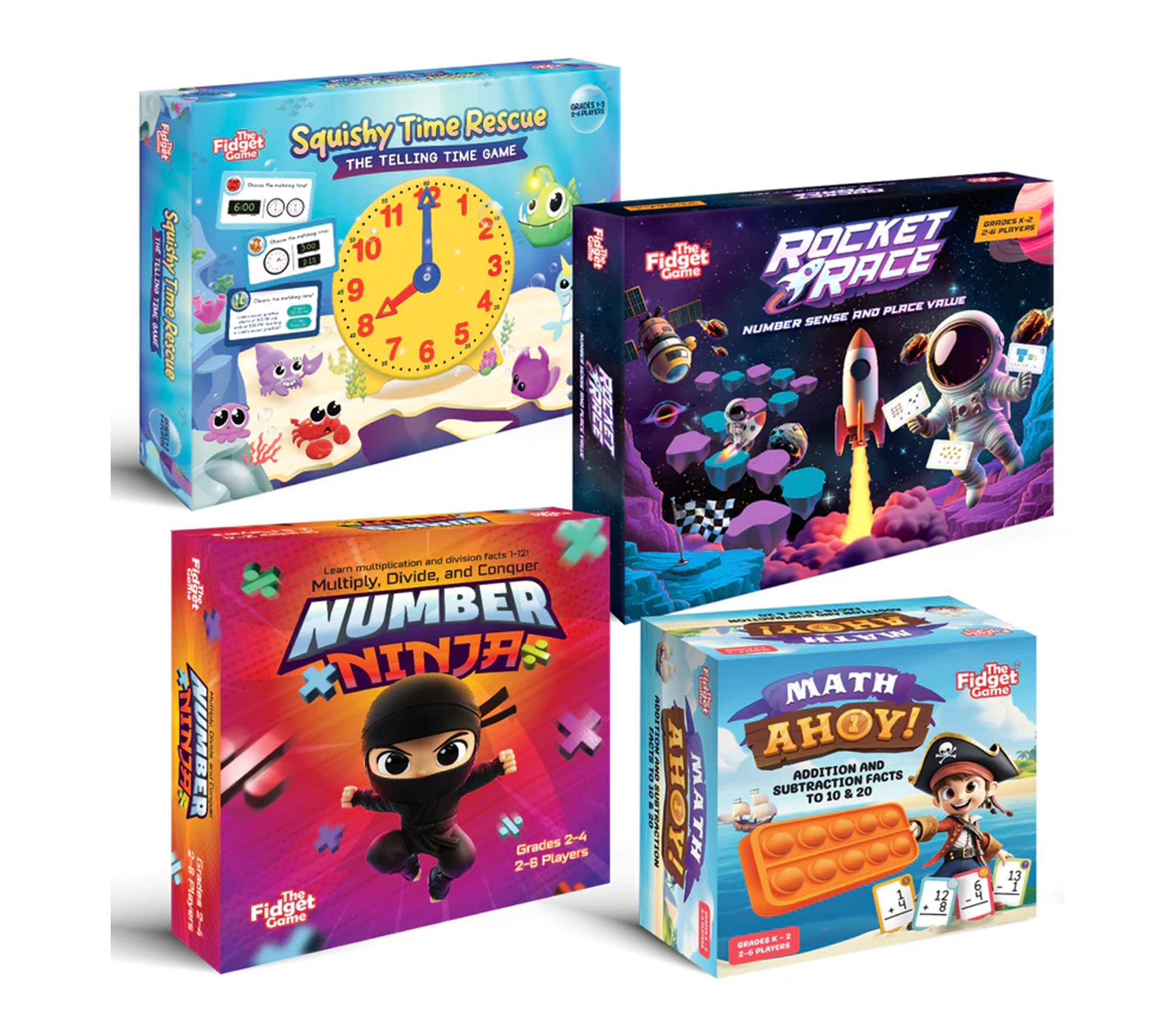 The Fidget Game Math Bundle