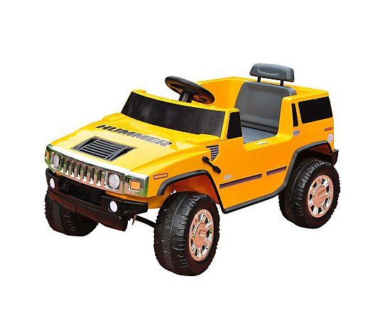 6V Yellow Hummer Battery Operated Ride-On