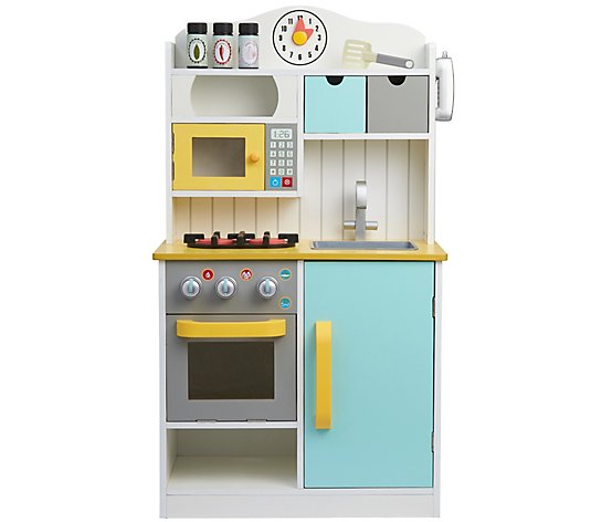 Teamson Kids Little Chef Florence Classic Blue Play Kitchen