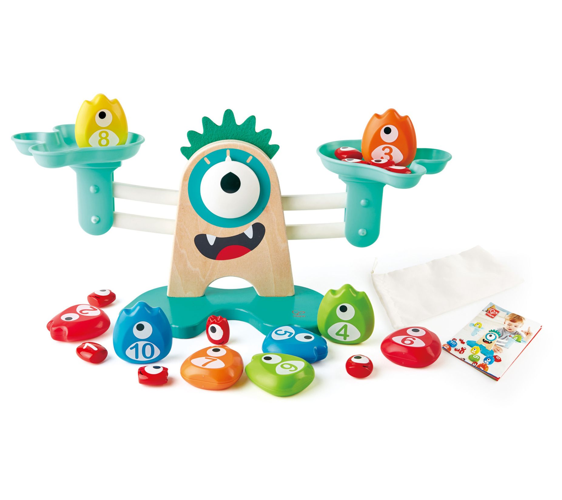 Hape Monster Math Scale Toddler STEAM Toy