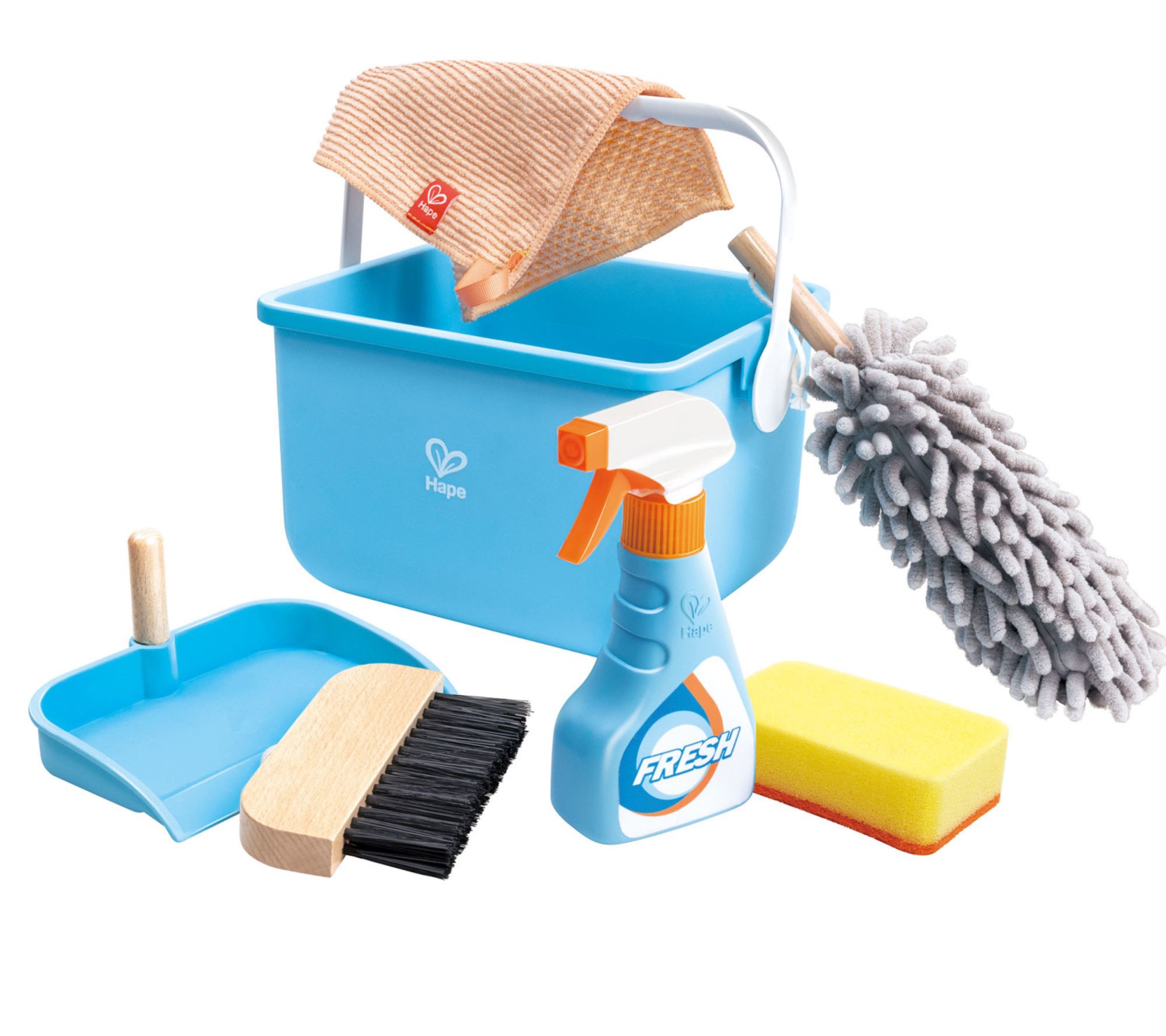 Hape Scoot-Around Clean Up Toy Bucket Set