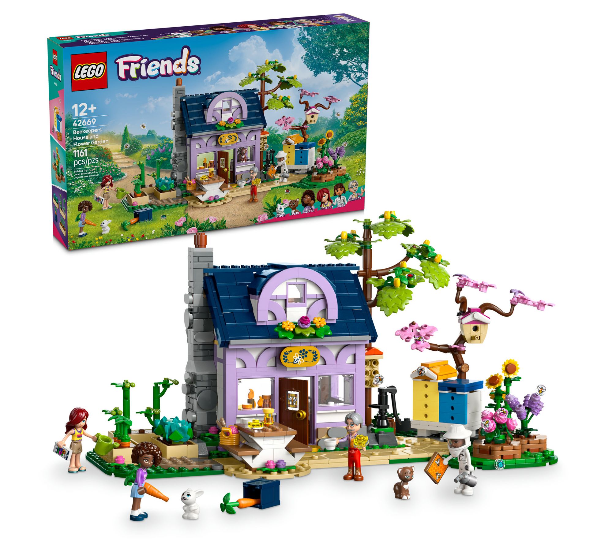 LEGO Friends Beekeepers' House and Flower Garden Building Kit