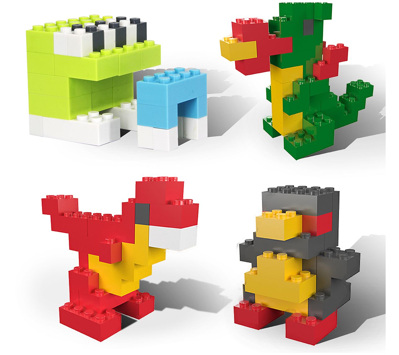 PicassoTiles 1250 Piece Brick Block Building Set