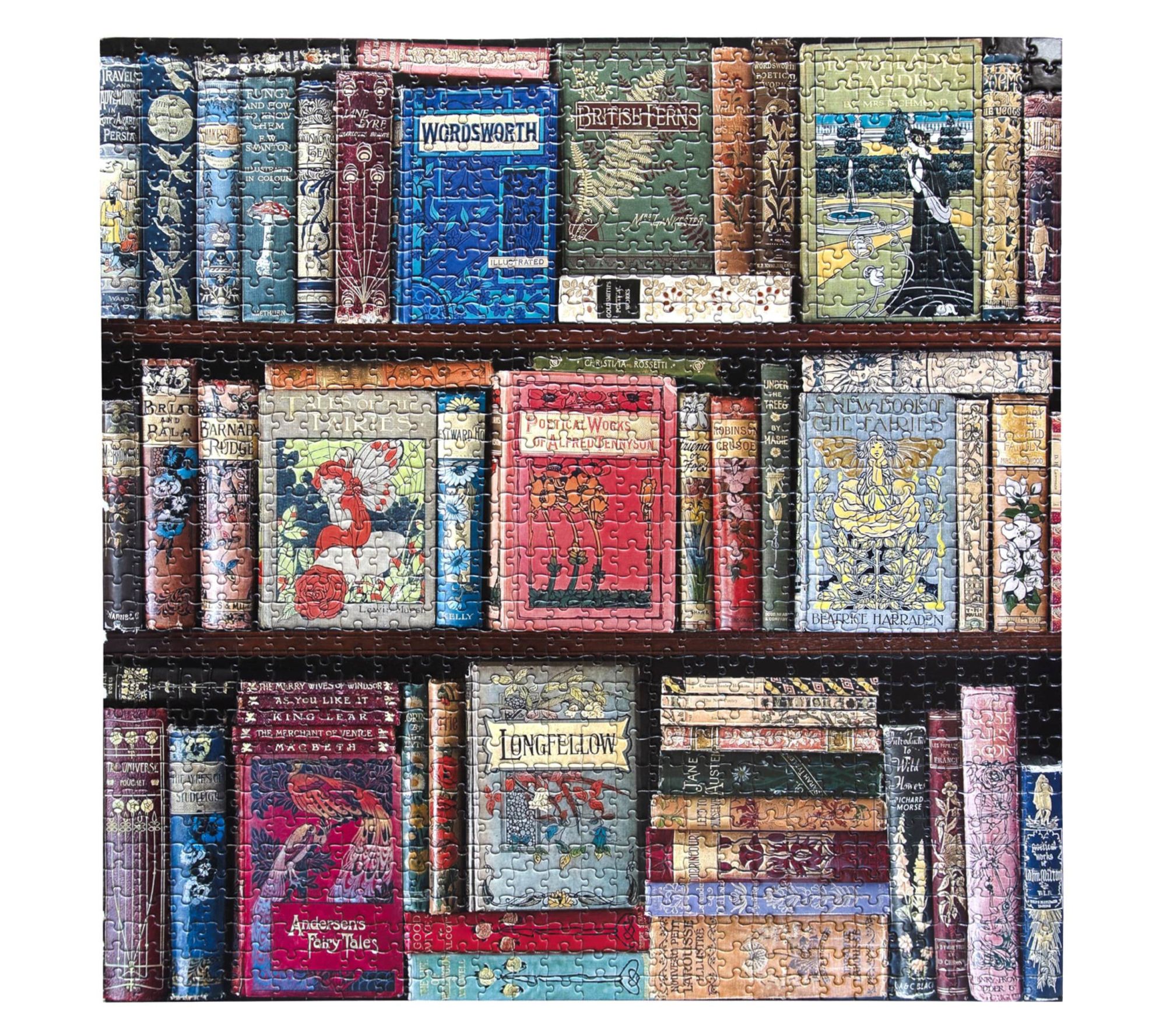 eeBoo Piece & Love Vintage Library - 1000 pc Puzzle