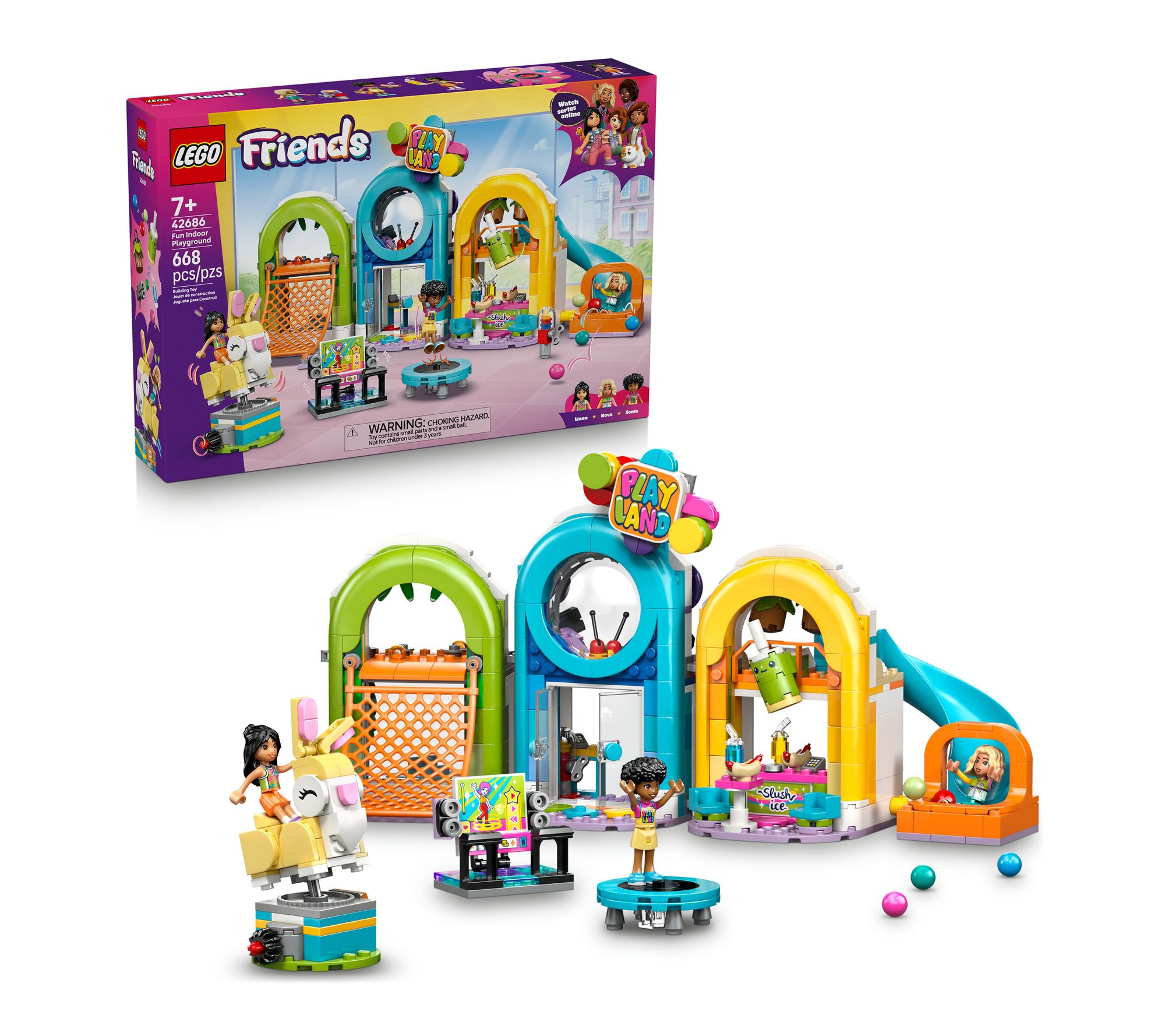 LEGO Friends Fun Indoor Playground Pretend PlaySet 42686
