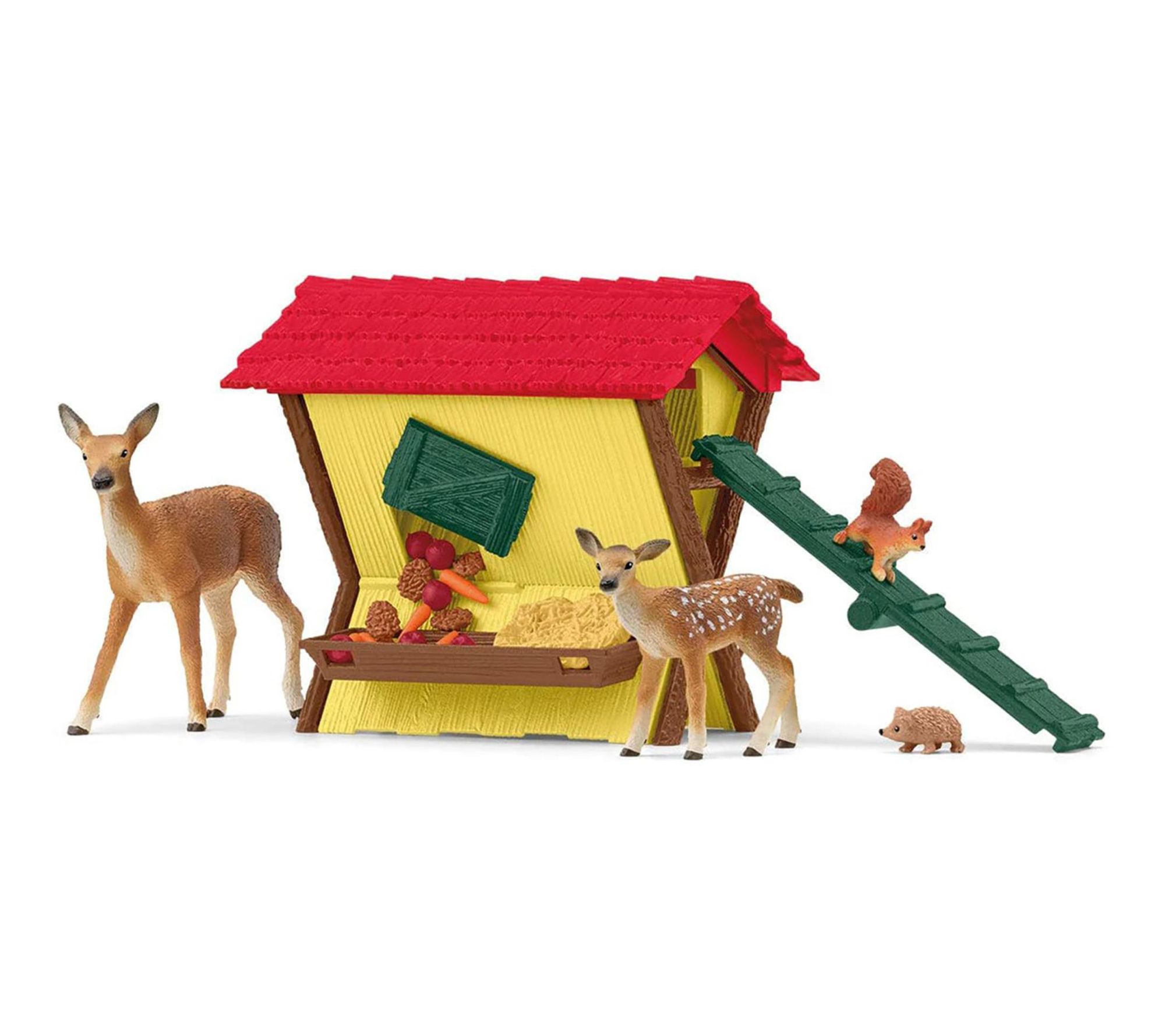 Schleich Farm World Feeding The Forest AnimalsPlayset