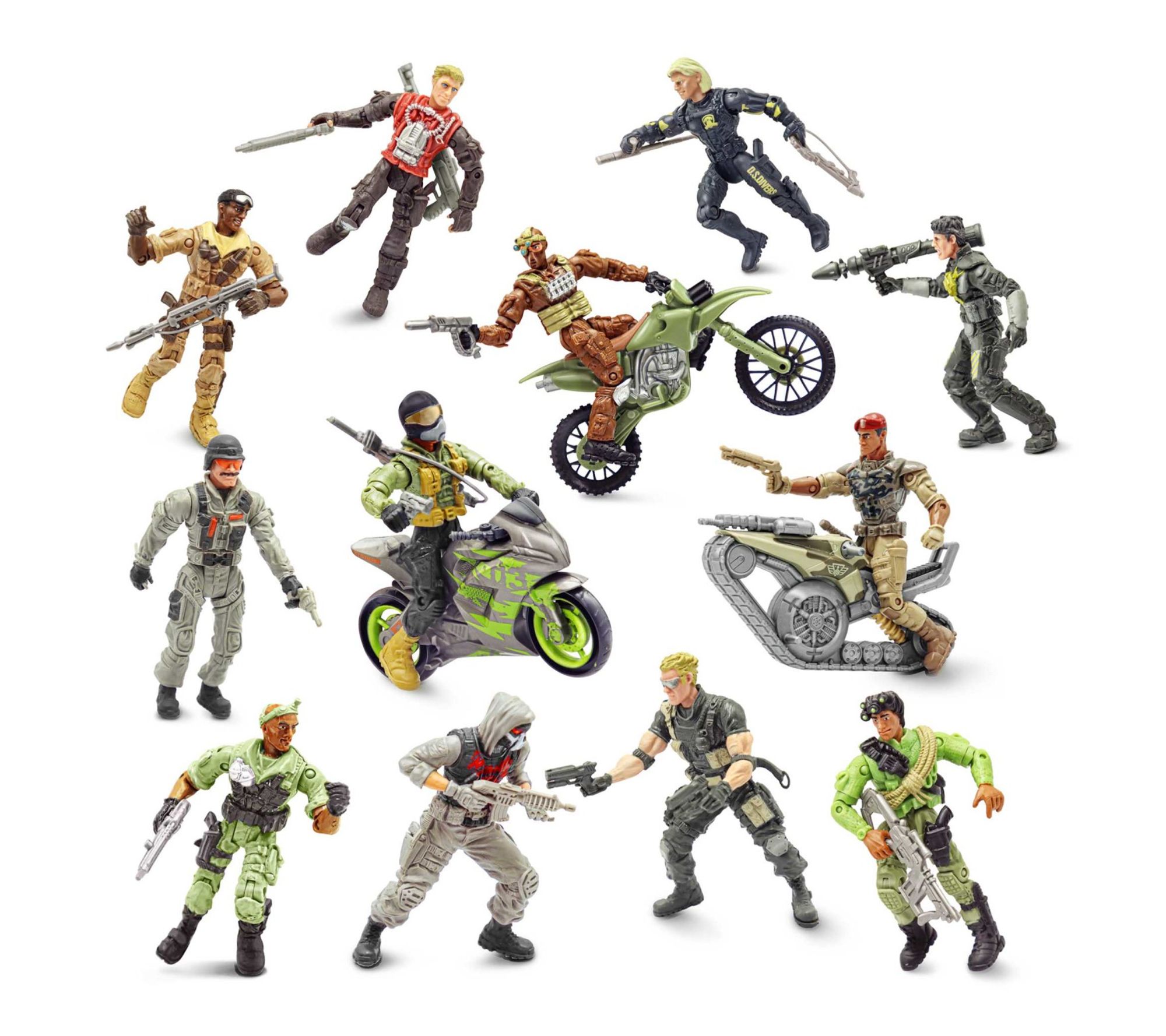 Lanard The Corps! Collector Series 12 Pack Action Figures
