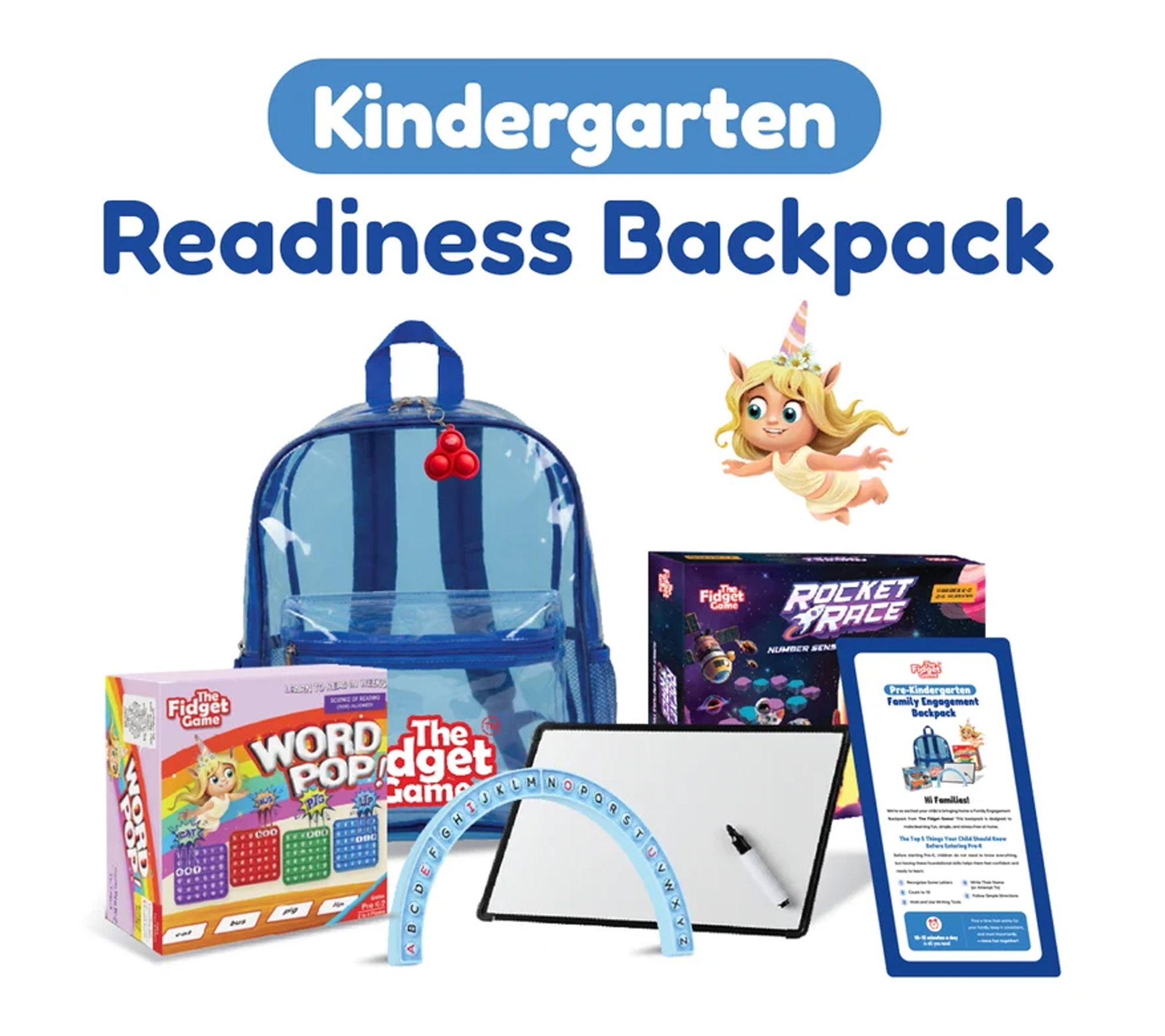 The Fidget Game Kindergarten Readiness Backpack