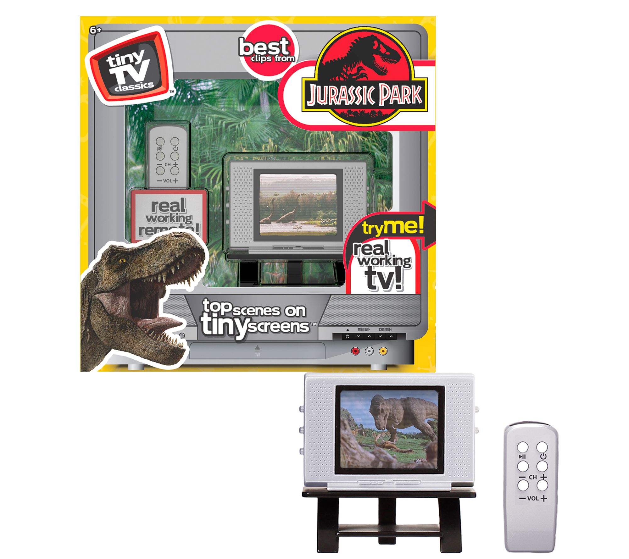 Tiny TV Classics Collectible TV (Jurassic Park)