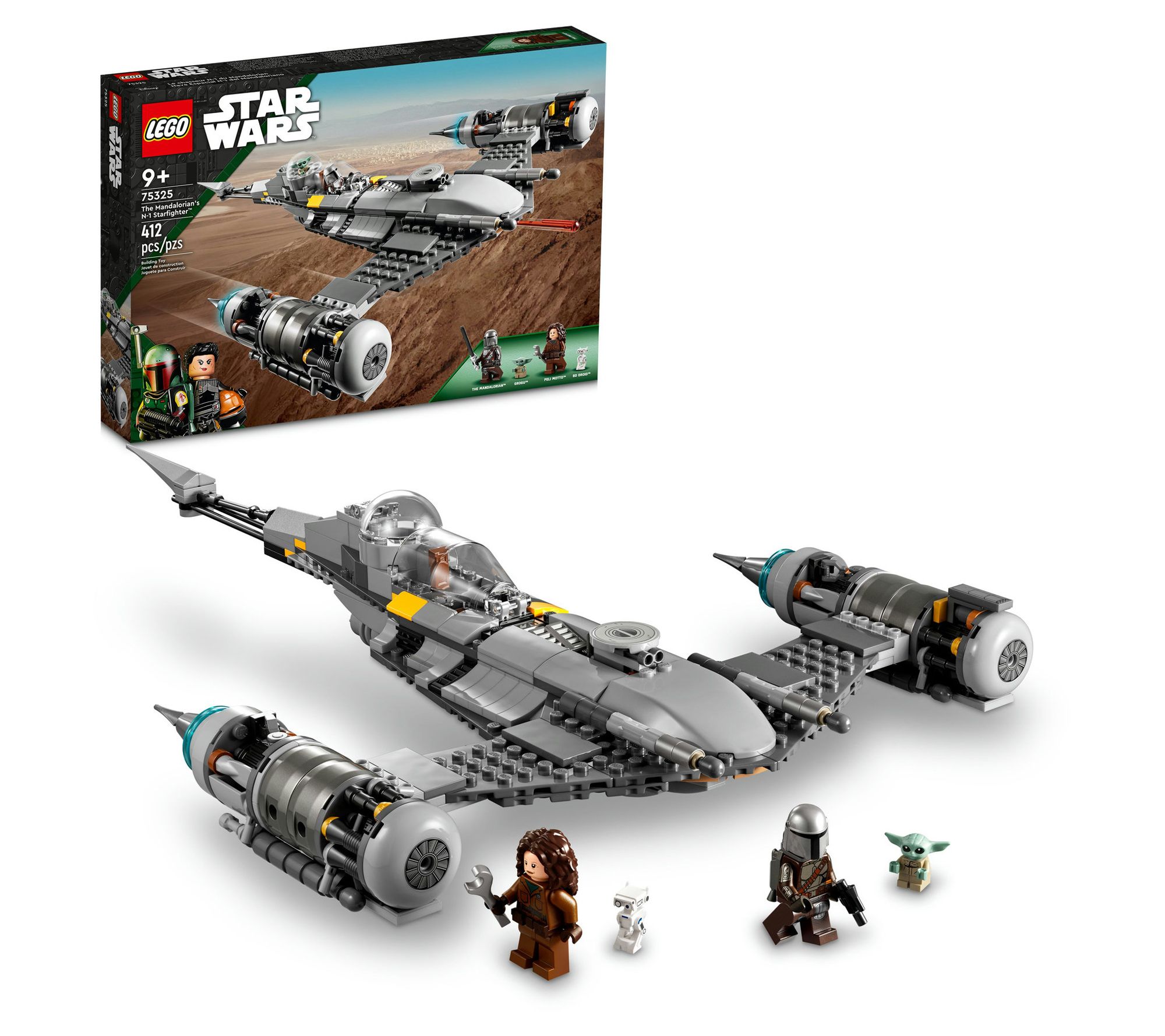 るん LEGO Star Wars The Mandalorian's N-1 Starfighter 75325 - QVC.com