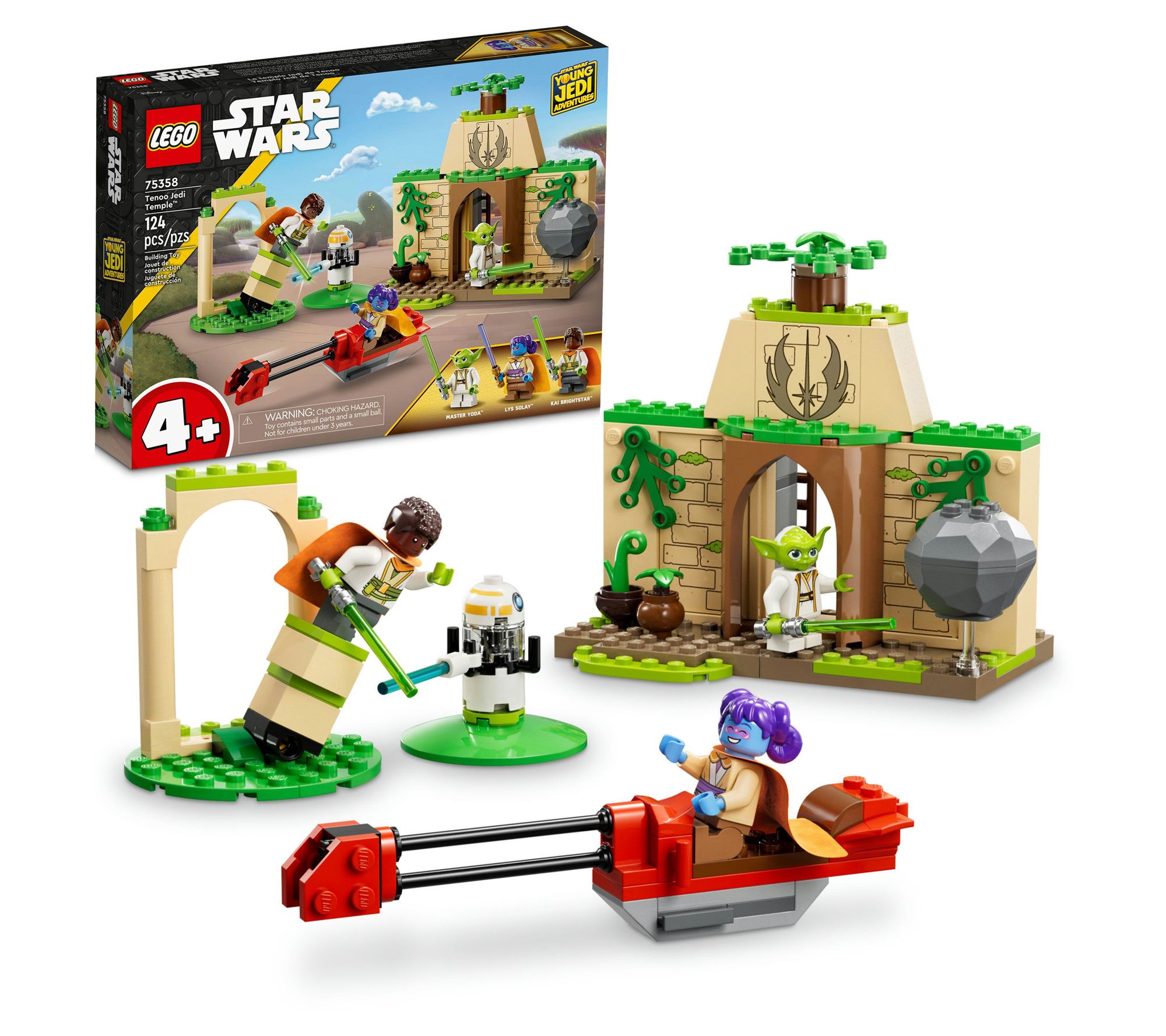 LEGO Star Wars Tenoo Jedi Temple 75358 BuildingSet - 124 Pcs