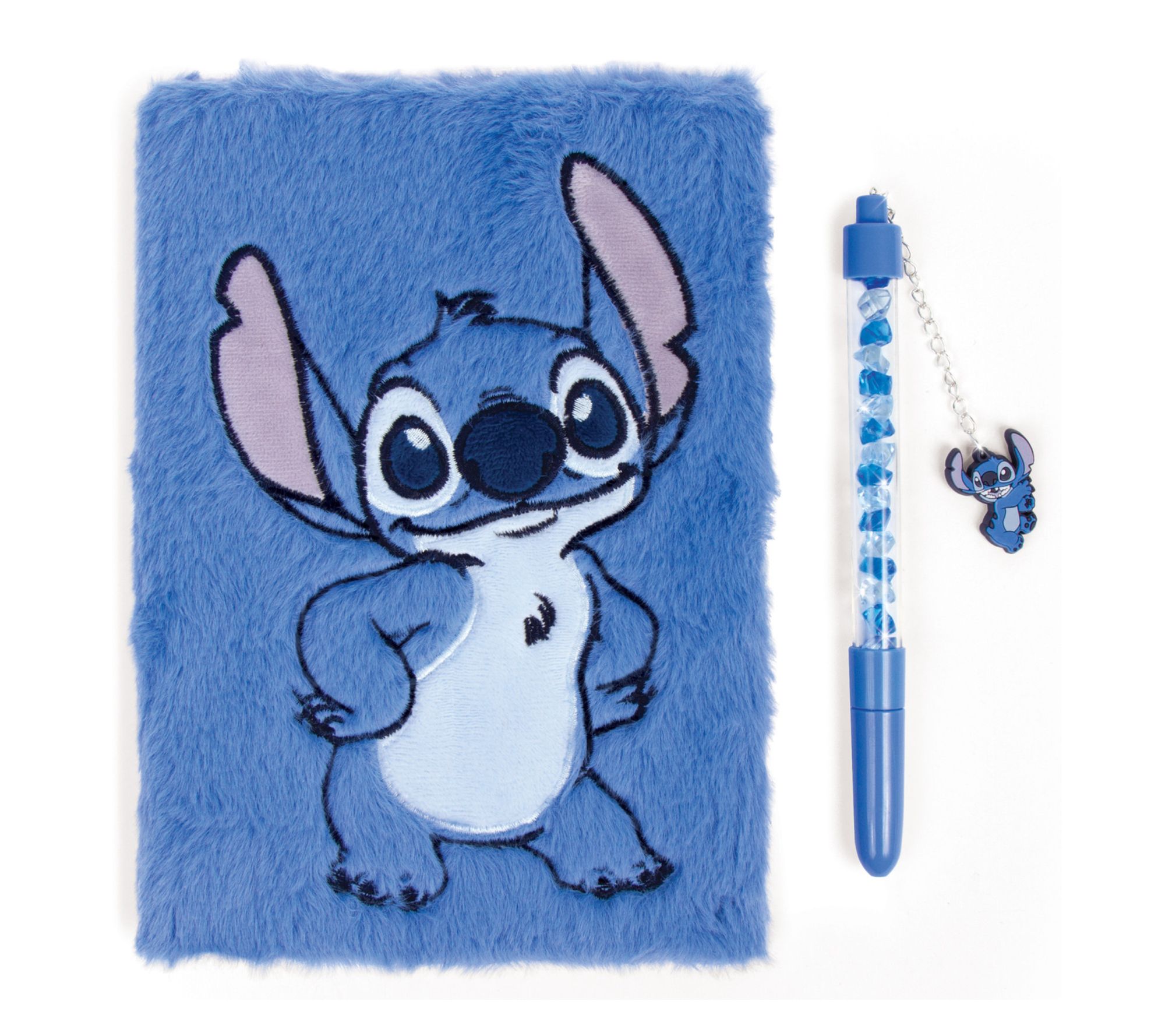 Disney: Stitch Cool Vibes Fuzzy Journal & Pen