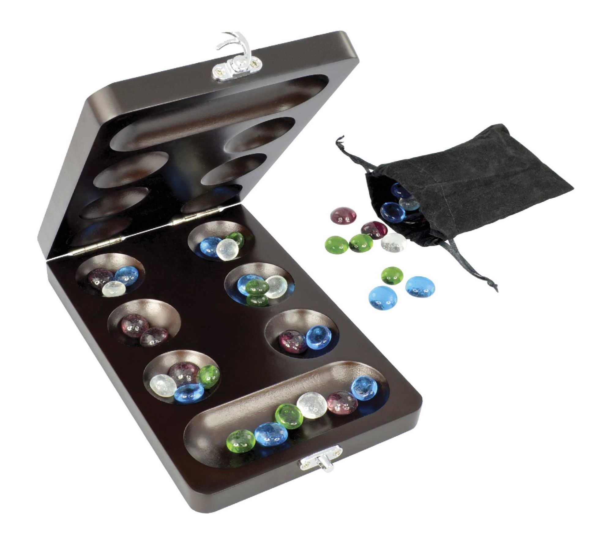 Merchant Ambassador Craftsman Deluxe Wood Mancala Game Set