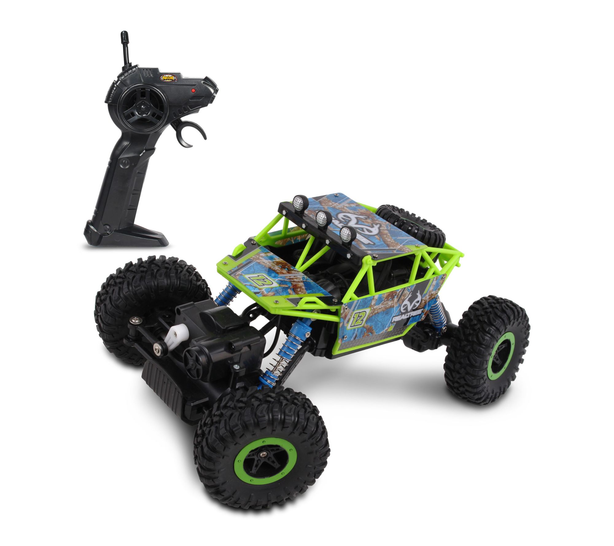 NKOK RealTree RC Rock Crawler - Edge Camo Green