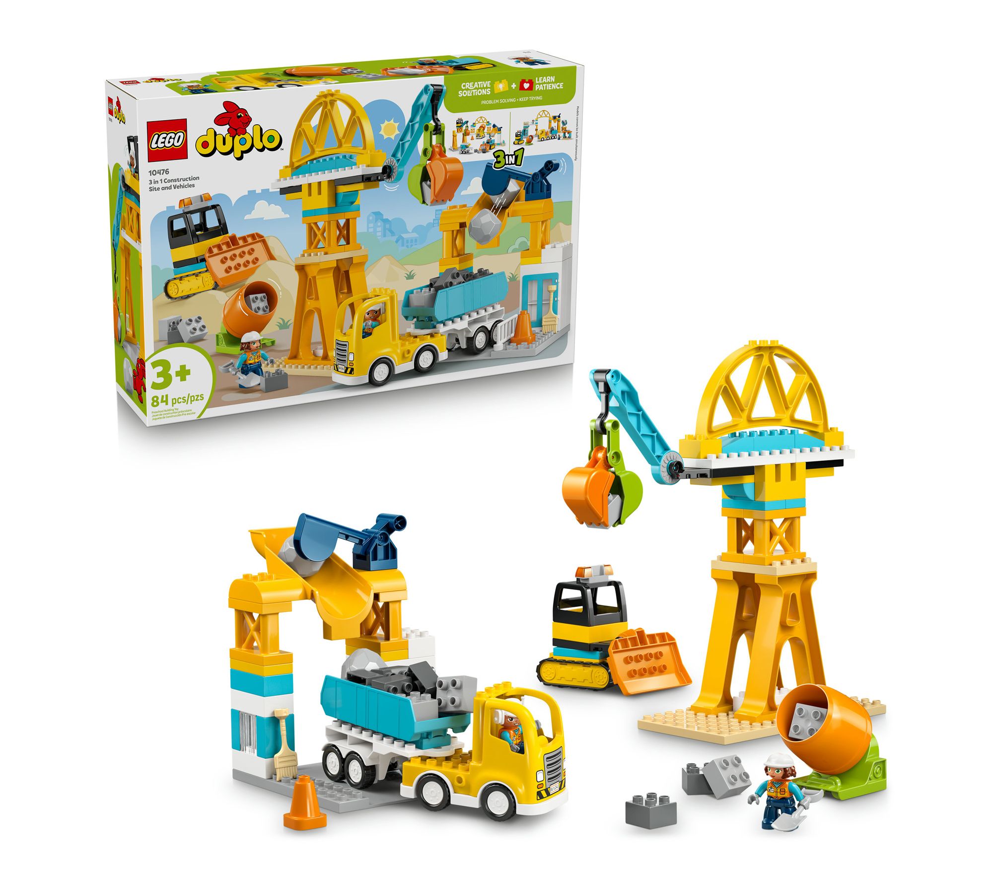 LEGO DUPLO Town 3 in 1 Construction Site and Vehicles 10476