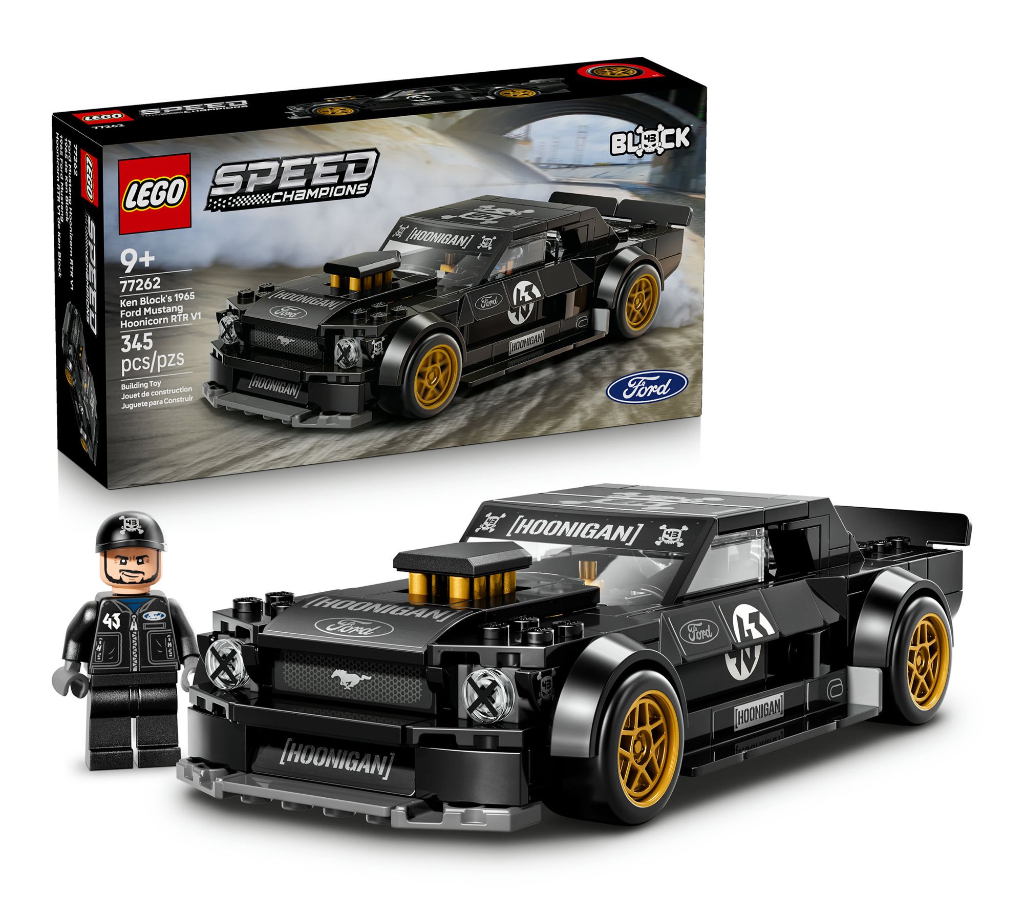LEGO Block's '65 Ford Mustang Hoonicorn V1 77262 - QVC.com