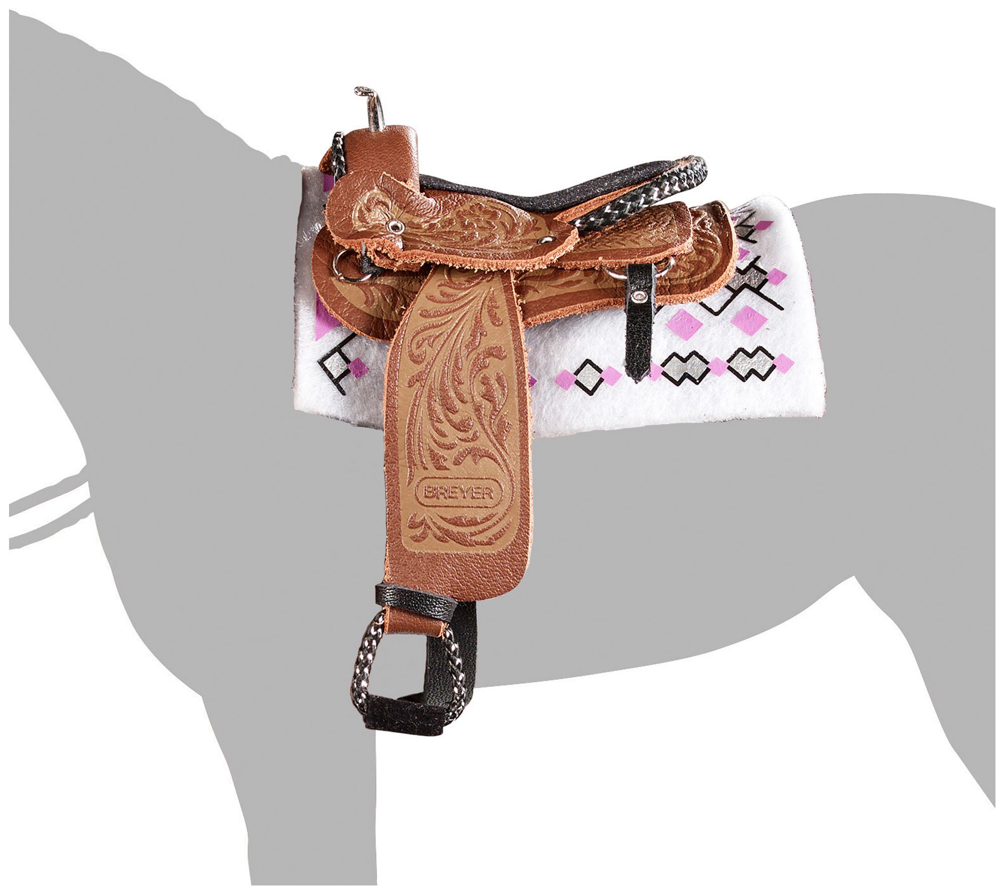 Reeves International Cimarron Western Toy Saddle