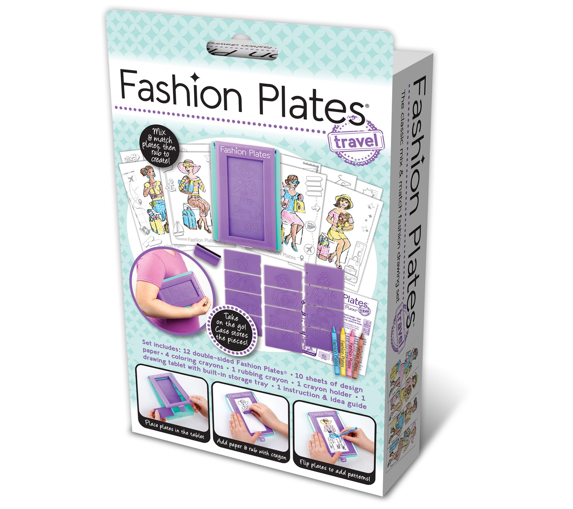 Playmonster Fashion Plates Classic Styles Drawing Set