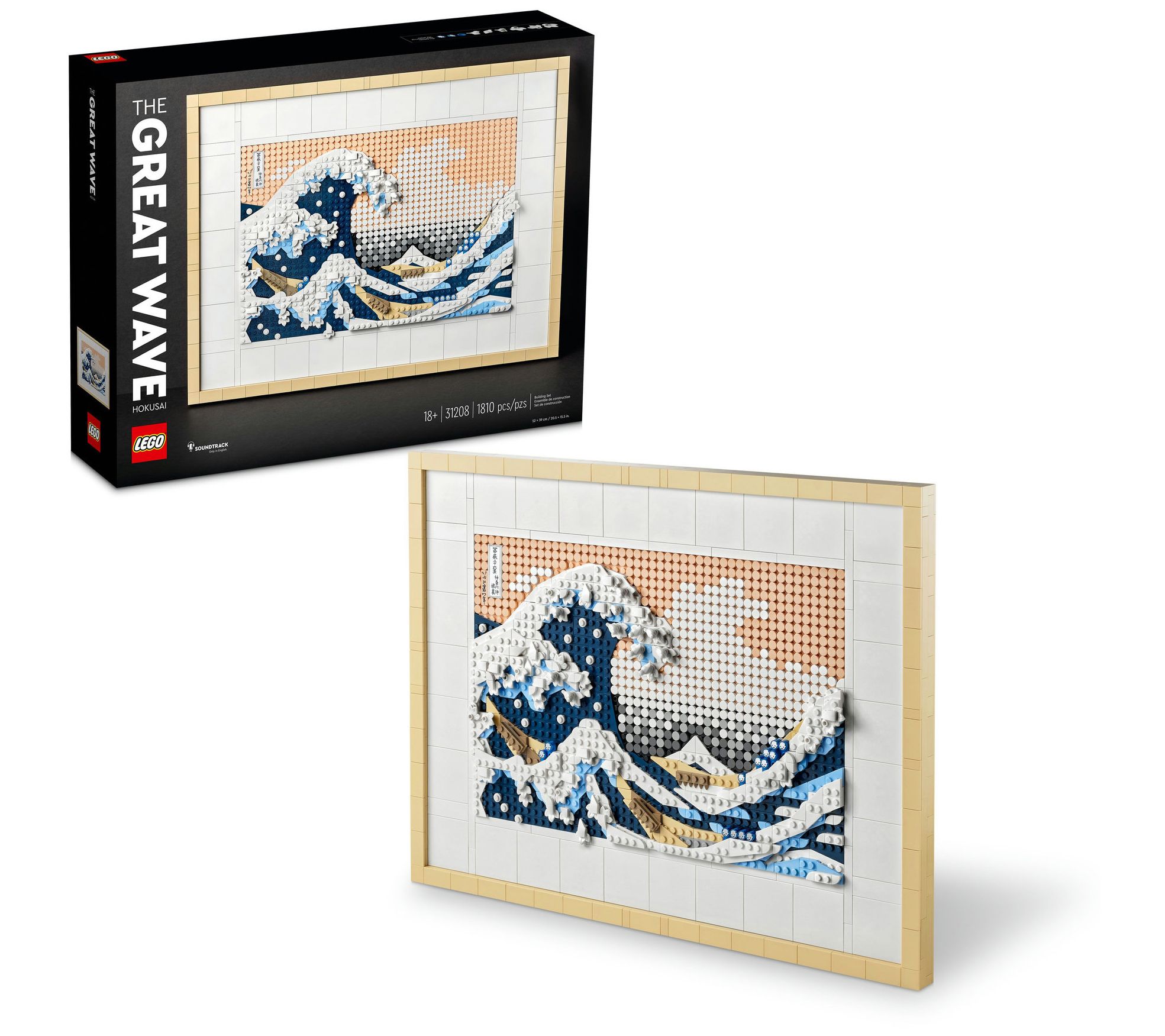LEGO Art Hokusai The Great Wave 31208 BuildingKit - 1810 Pcs