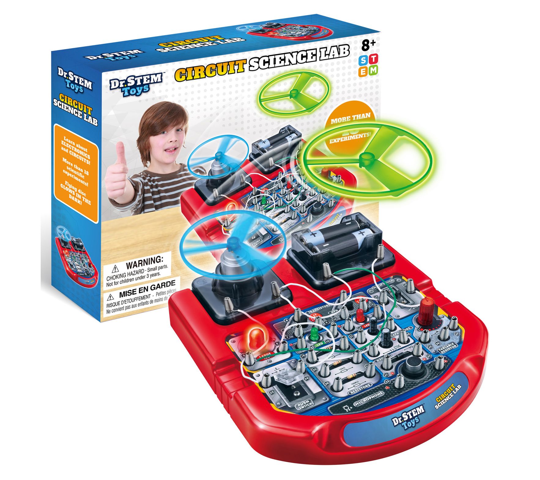 Dr. STEM Circuit Science Lab, Light-Up Kit with18 Experiments