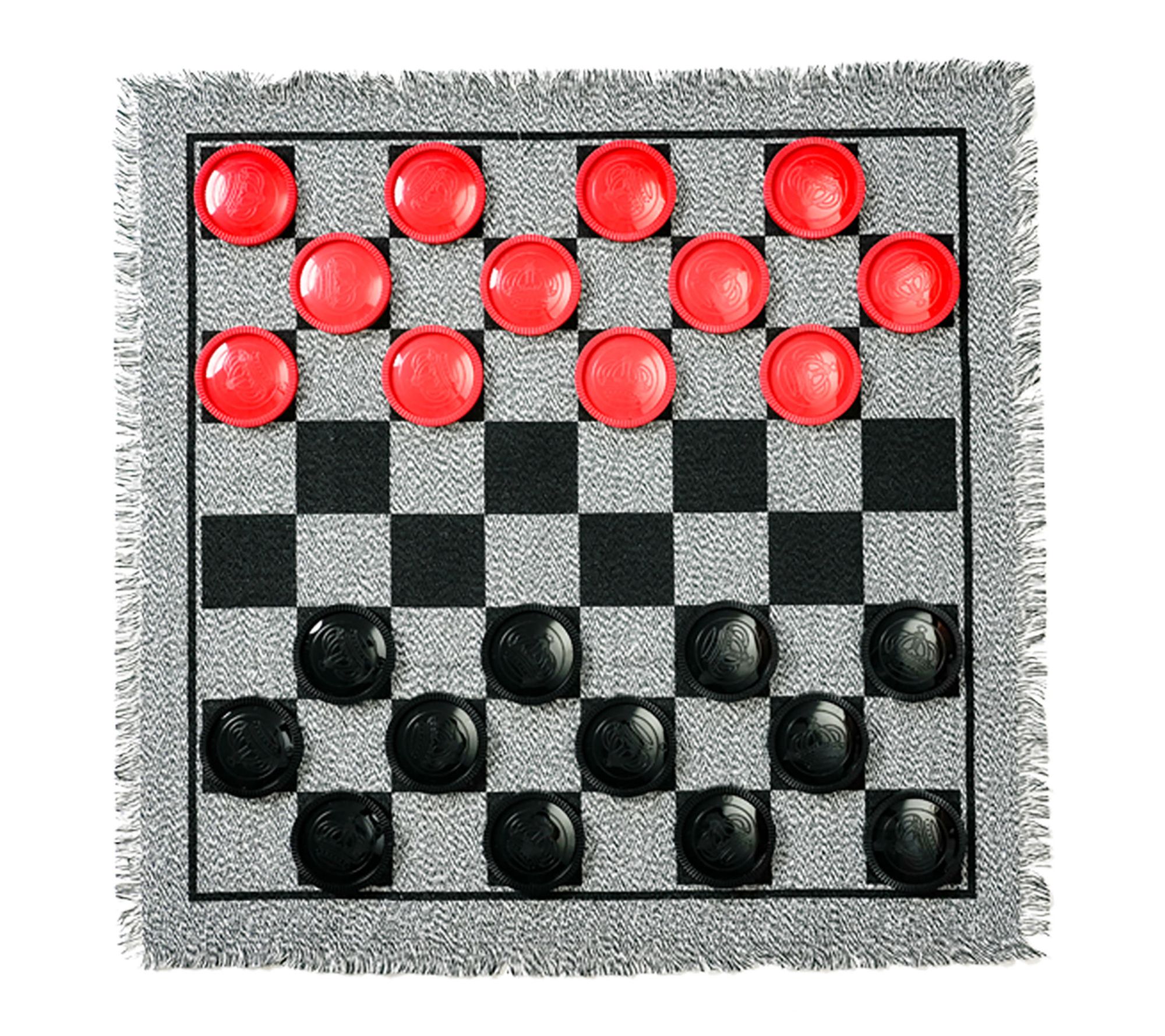 Trimate 3 In 1 Giant Checkers and Tic Tac Toe