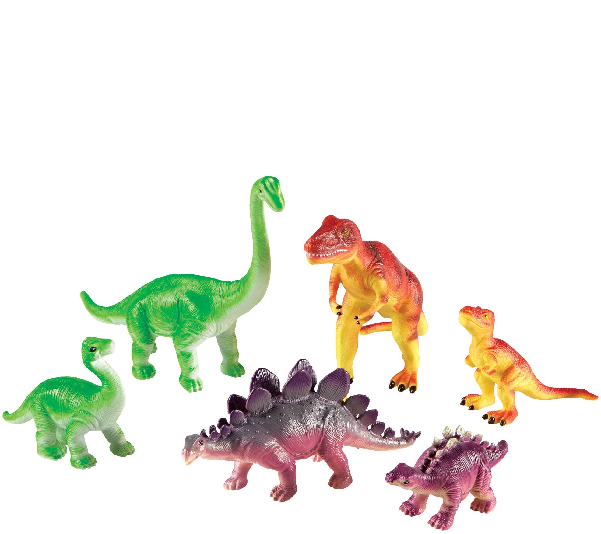 Learning Resources Jumbo Dinosaurs, Mommas andBabies - QVC.com